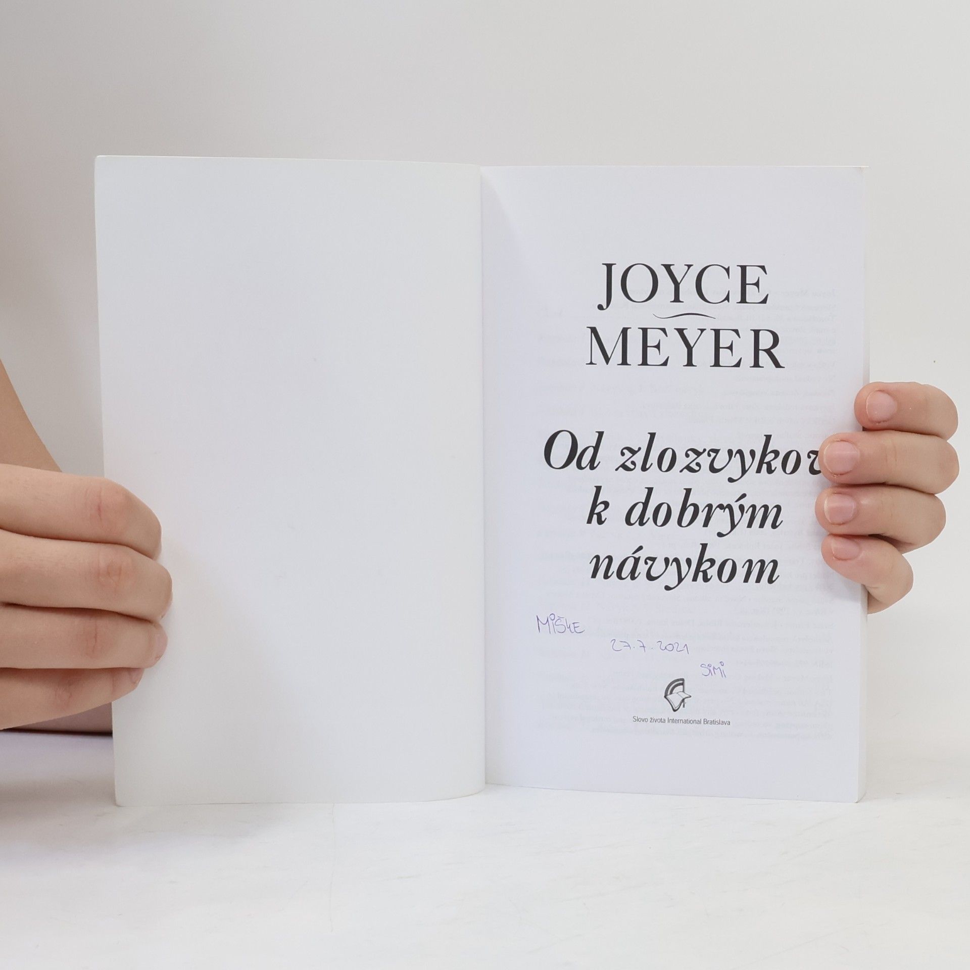 Joyce Meyer Od zlozvykov k dobrým návykom