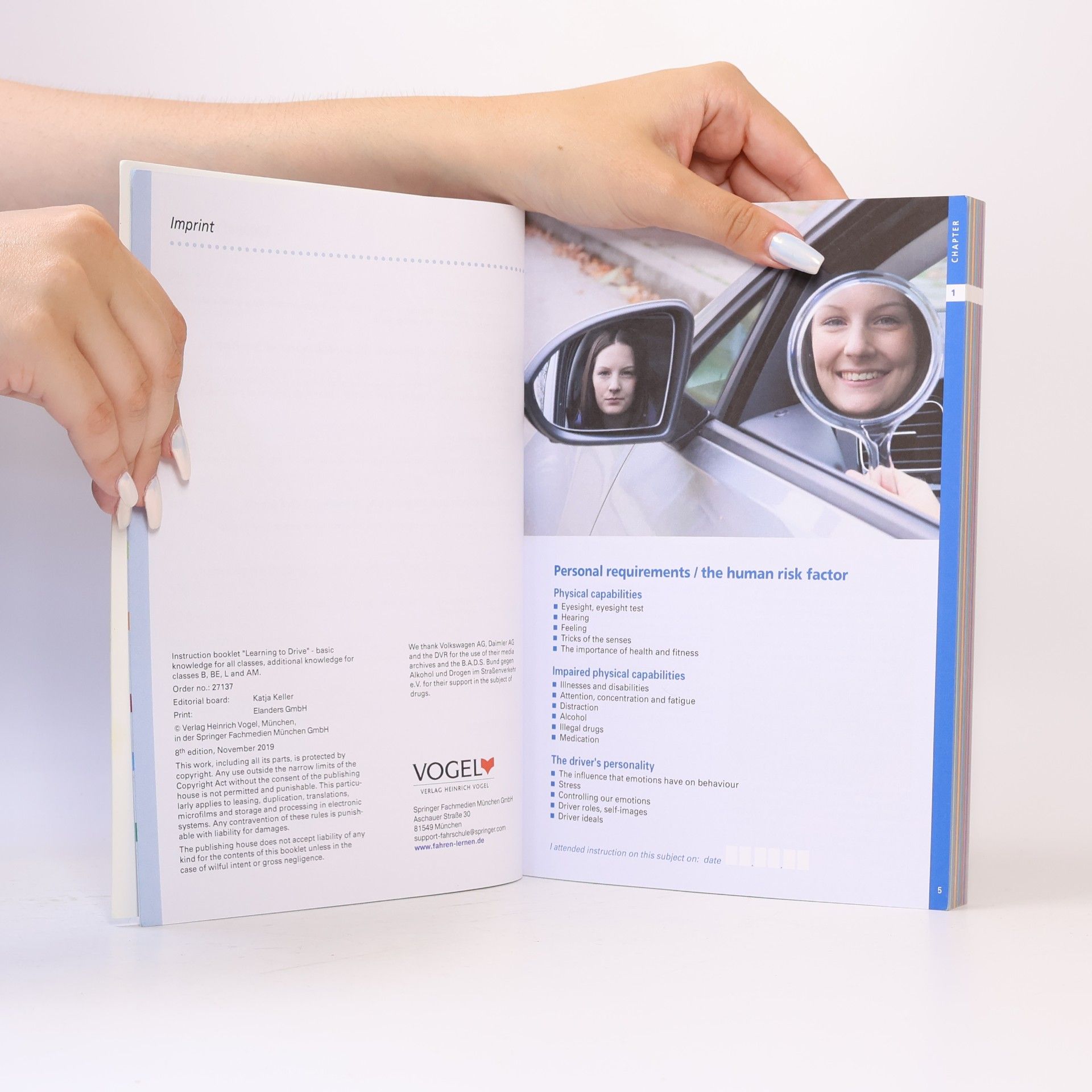 Collectif d'auteurs Das Begleitbuch zur Führerscheinausbildung