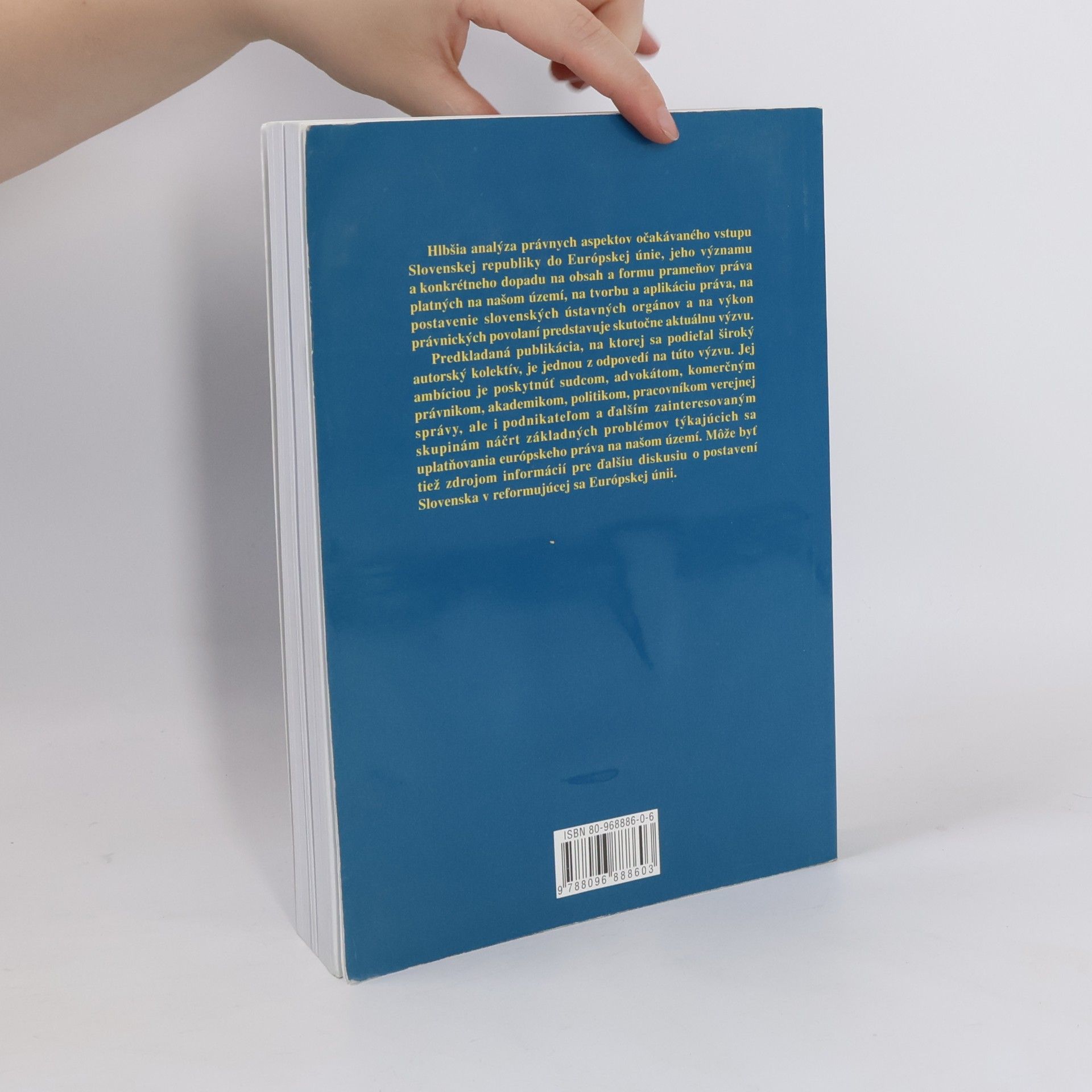 Autorenkollektiv Európske právo na Slovensku. Právny rozmer členstva Slovenskej republiky v Európskej únii