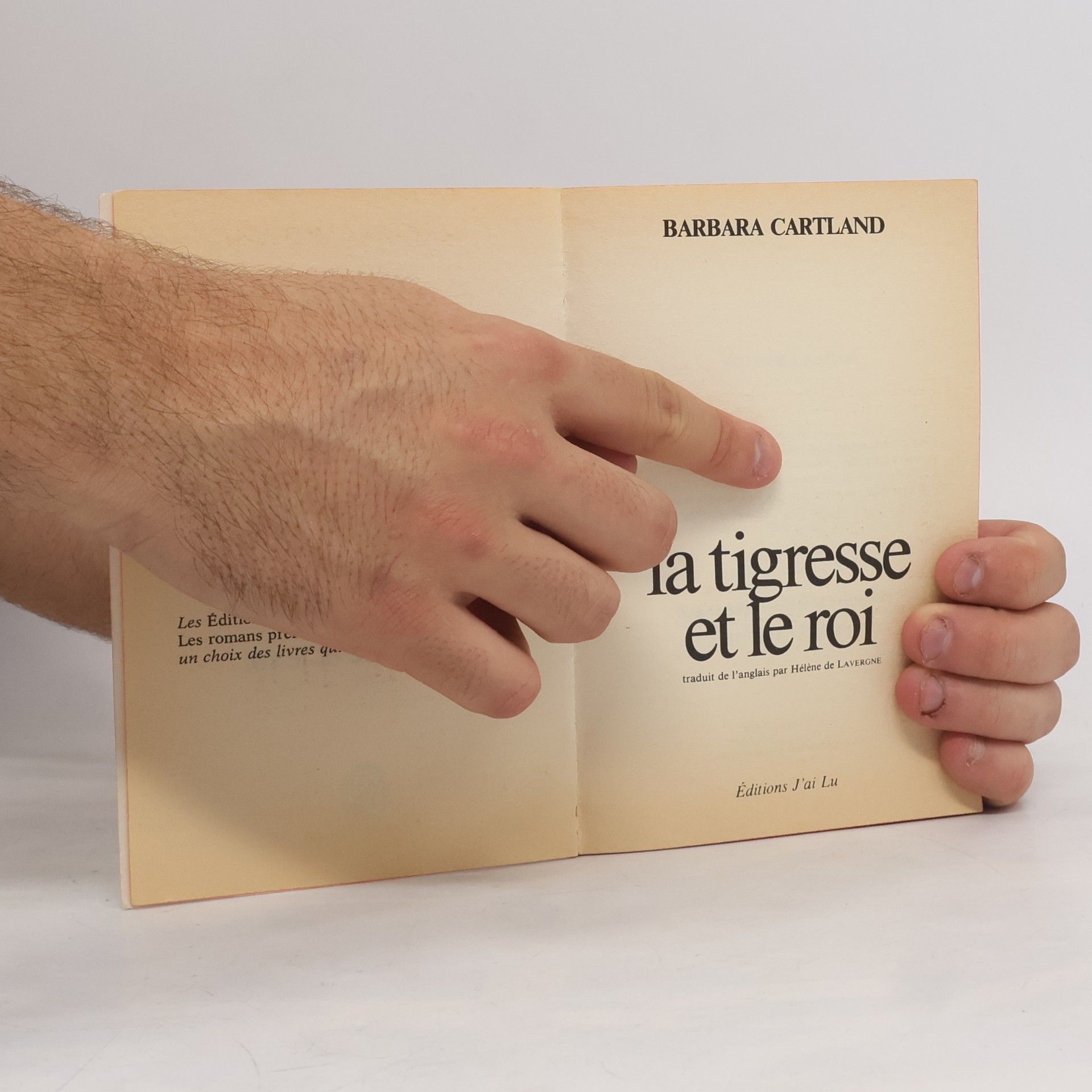 Barbara Cartland La tigresse et le roi