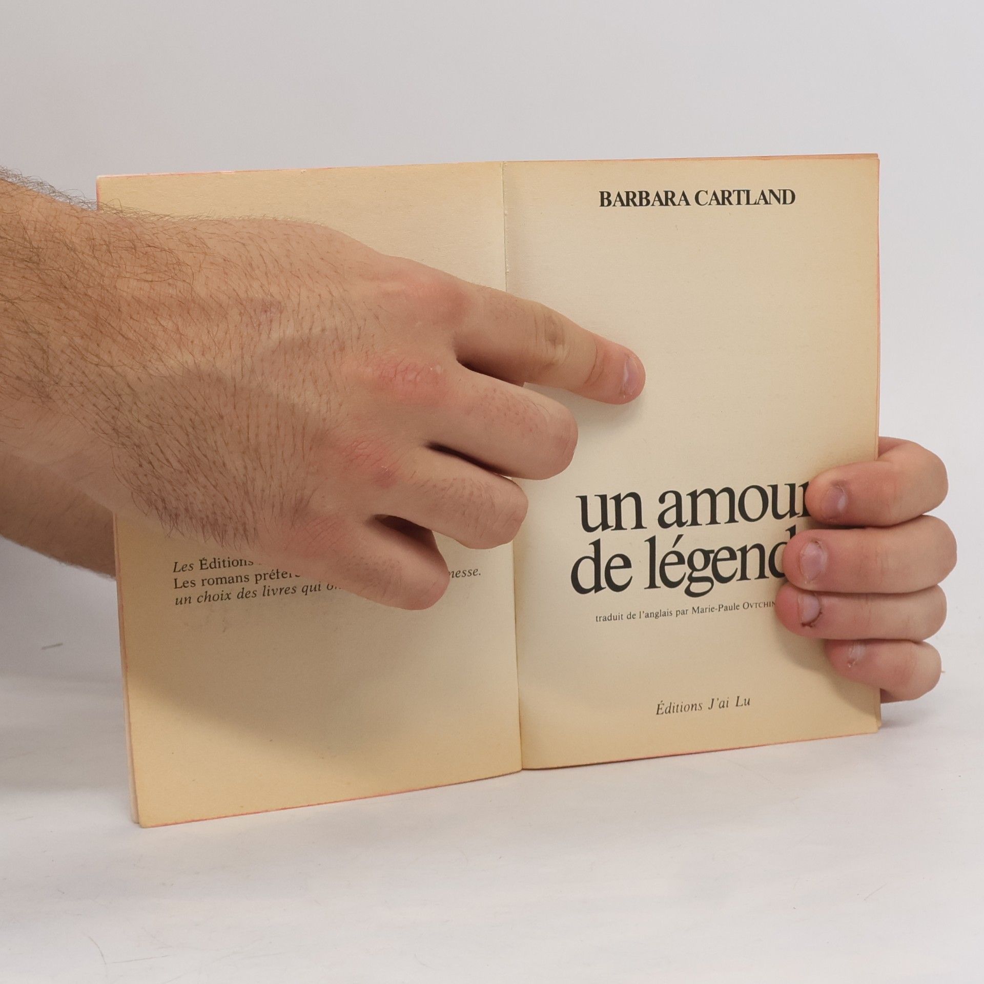 Barbara Cartland J'ai lu - 1747: Un amour de légende