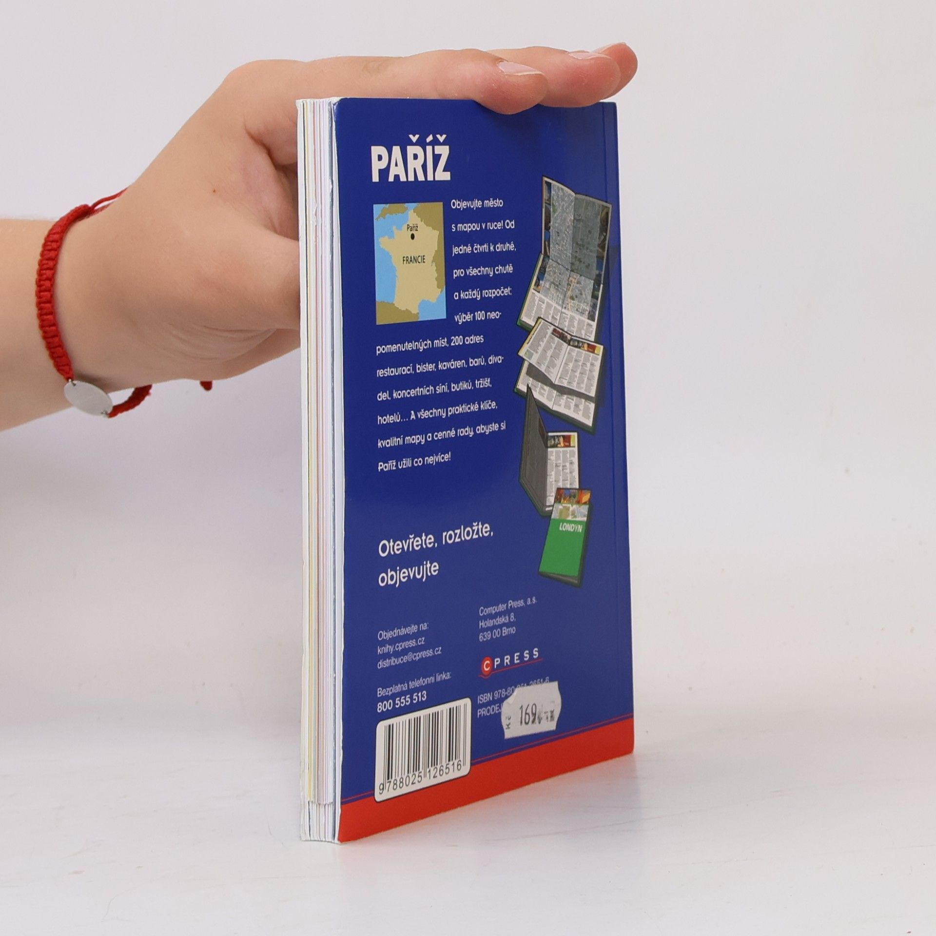 Autores varios Paříž. Průvodce s mapou