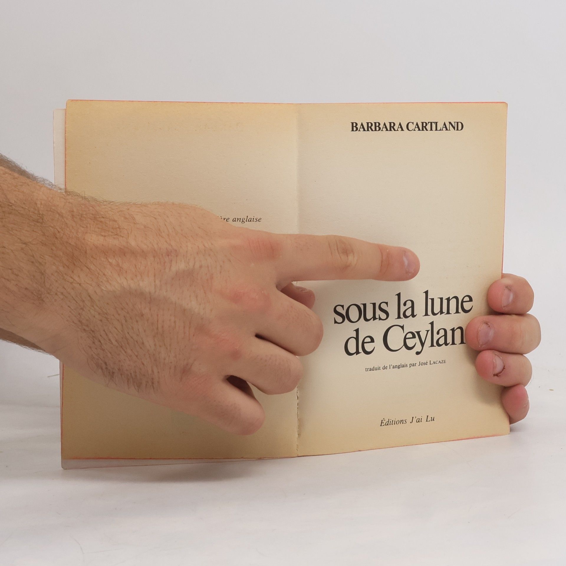 Barbara Cartland Sous la lune de Ceylan