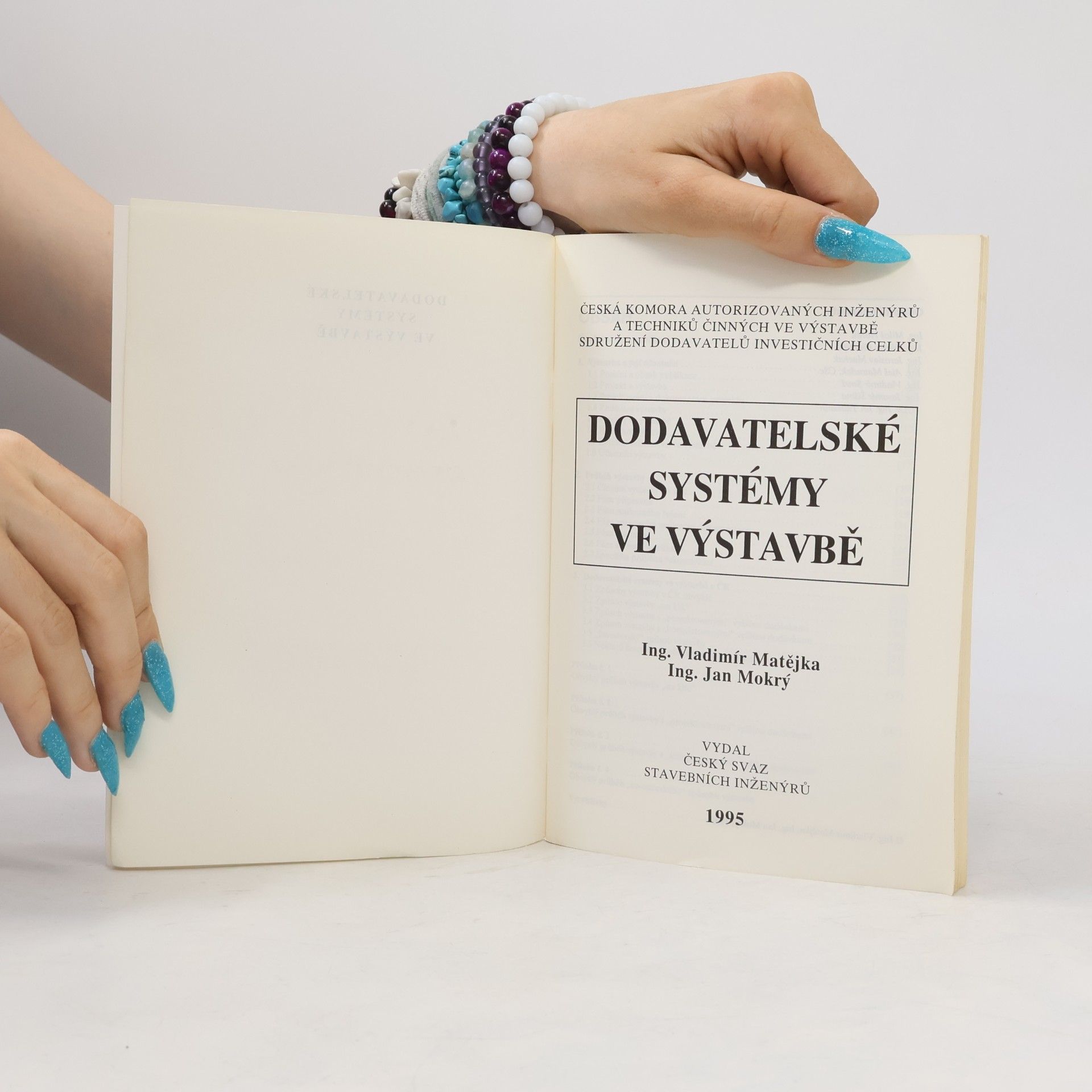 Vladimír Matějka Dodavatelské systémy ve výstavbě
