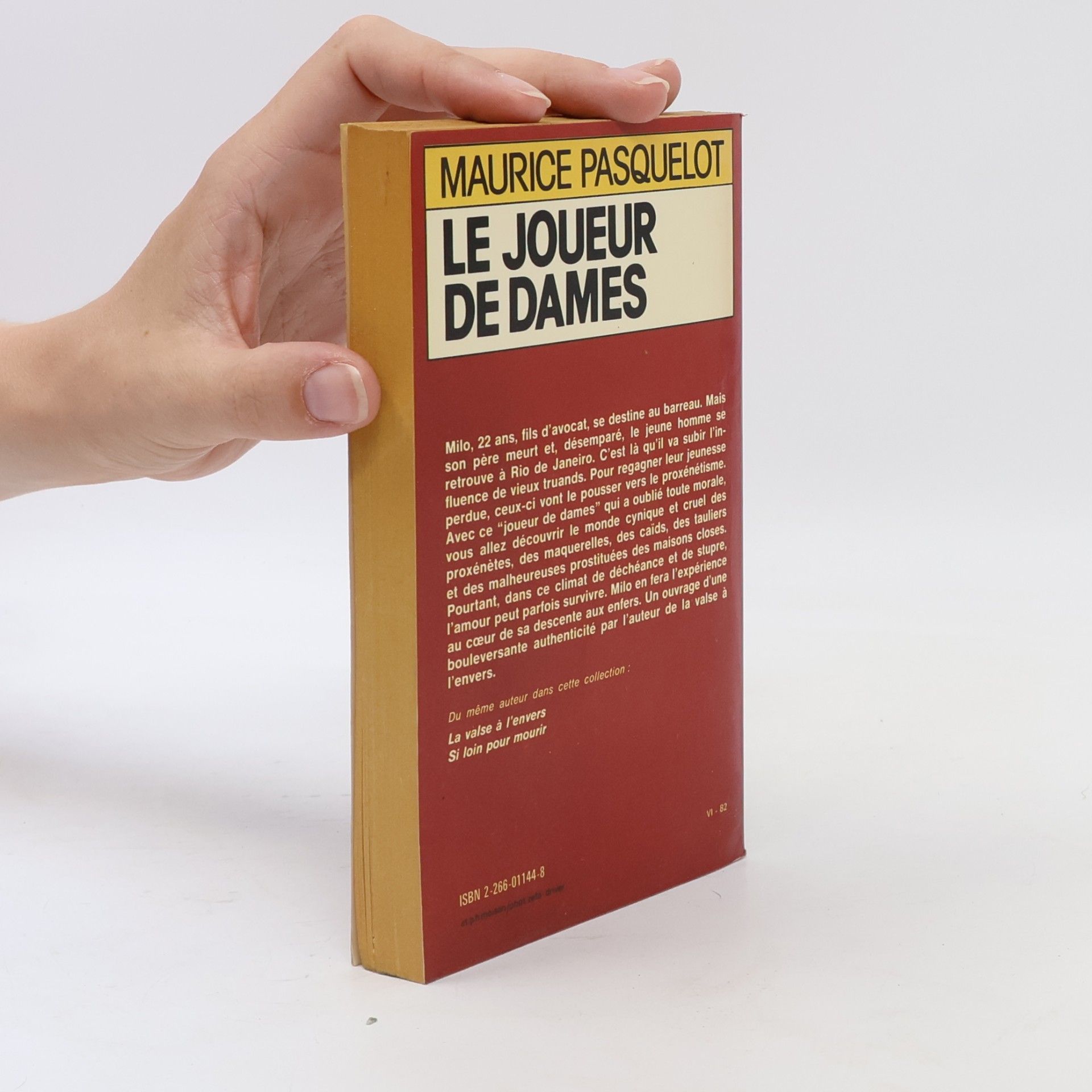 Maurice Pasquelot Noir: Le joueur de dames