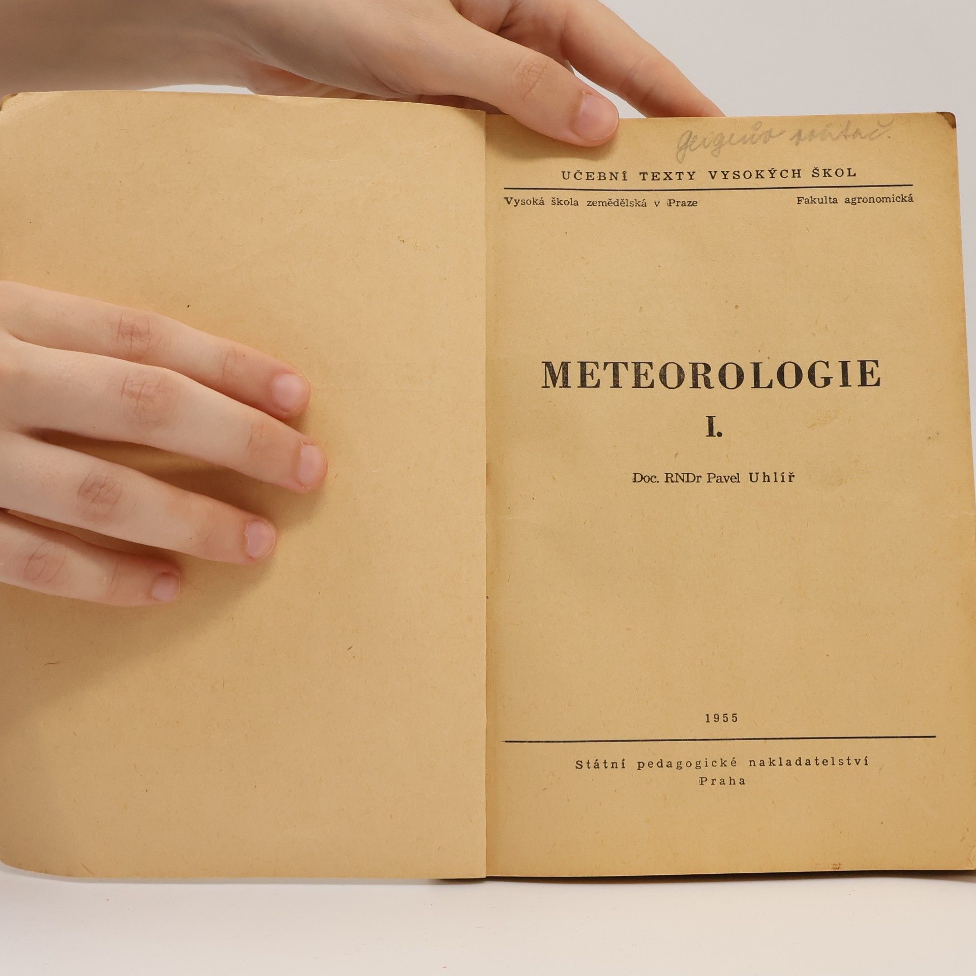 Pavel Uhlíř Meteorologie I.