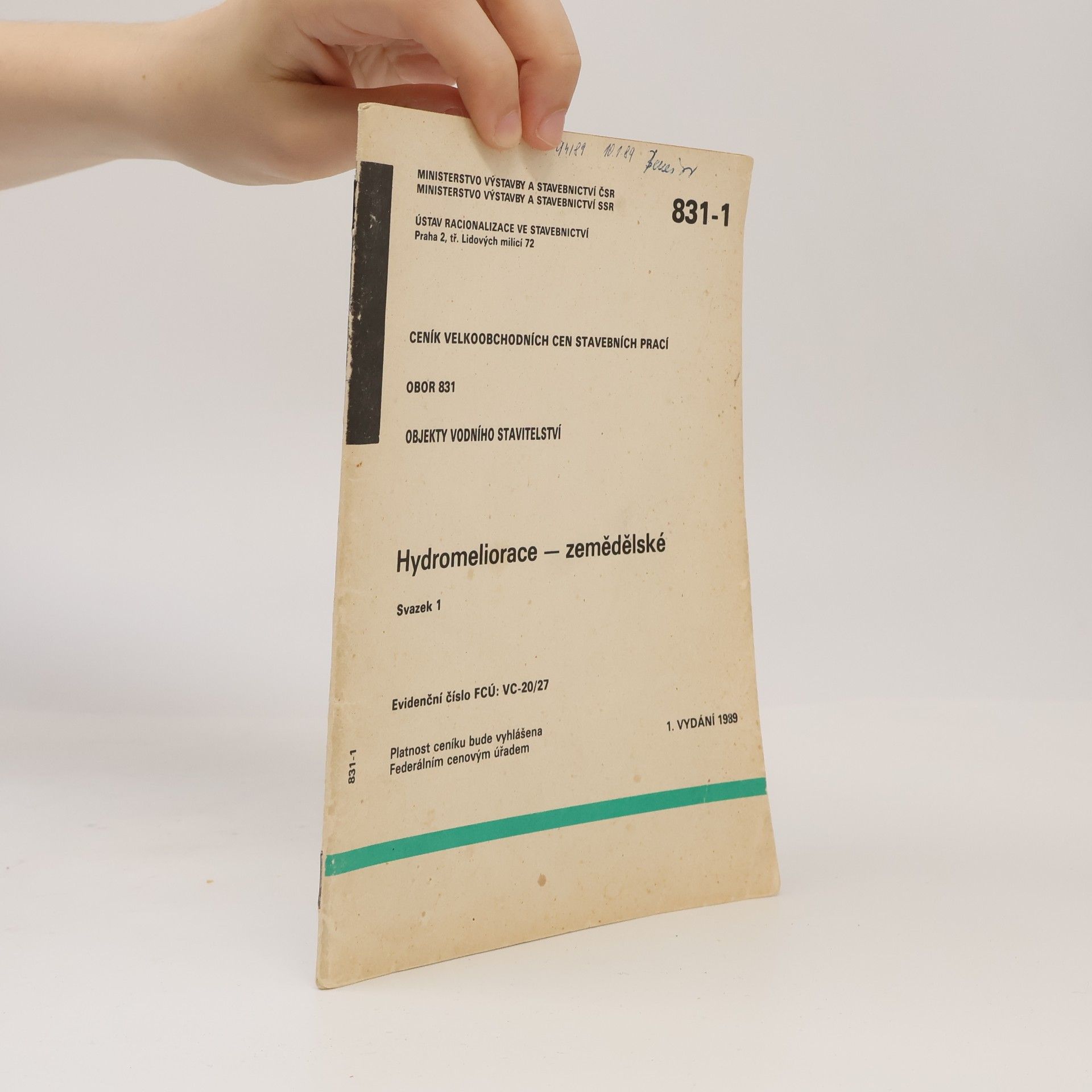 Autorenkollektiv Hydromeliorace - zemědělské 1
