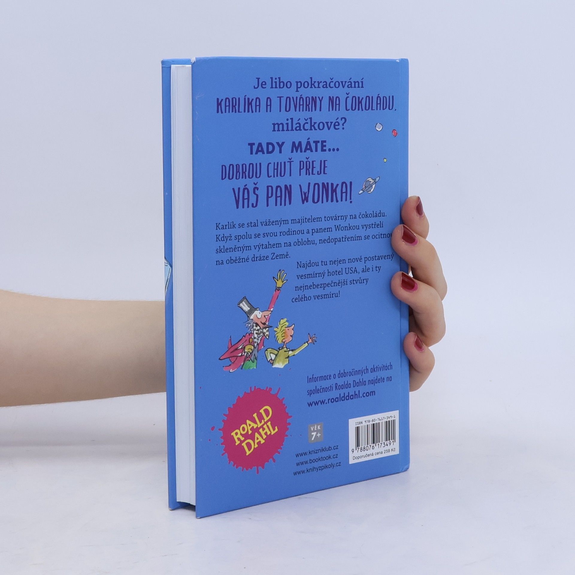 Roald Dahl Karlík a velký skleněný výtah