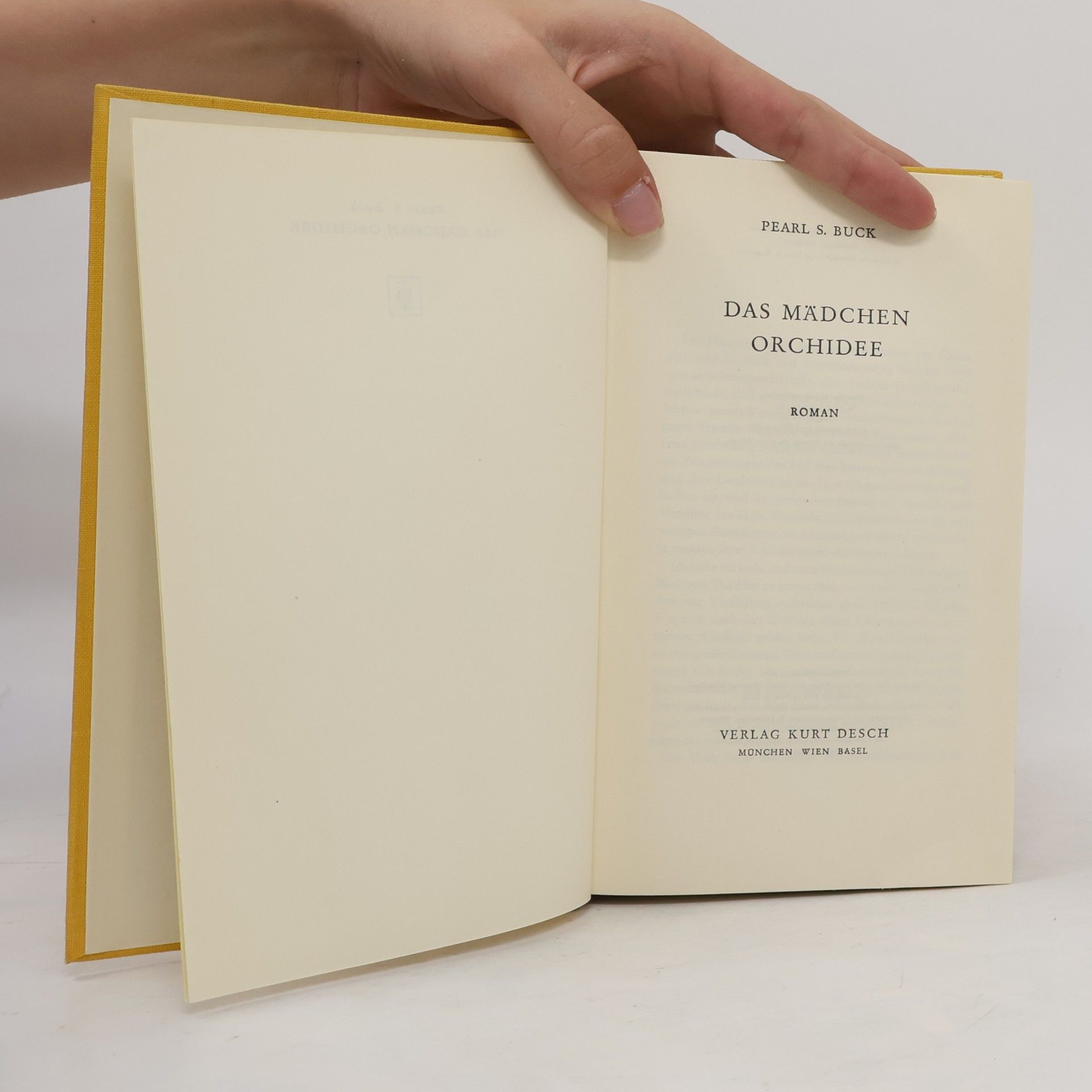 Pearl S. Buck Das Mädchen Orchidee