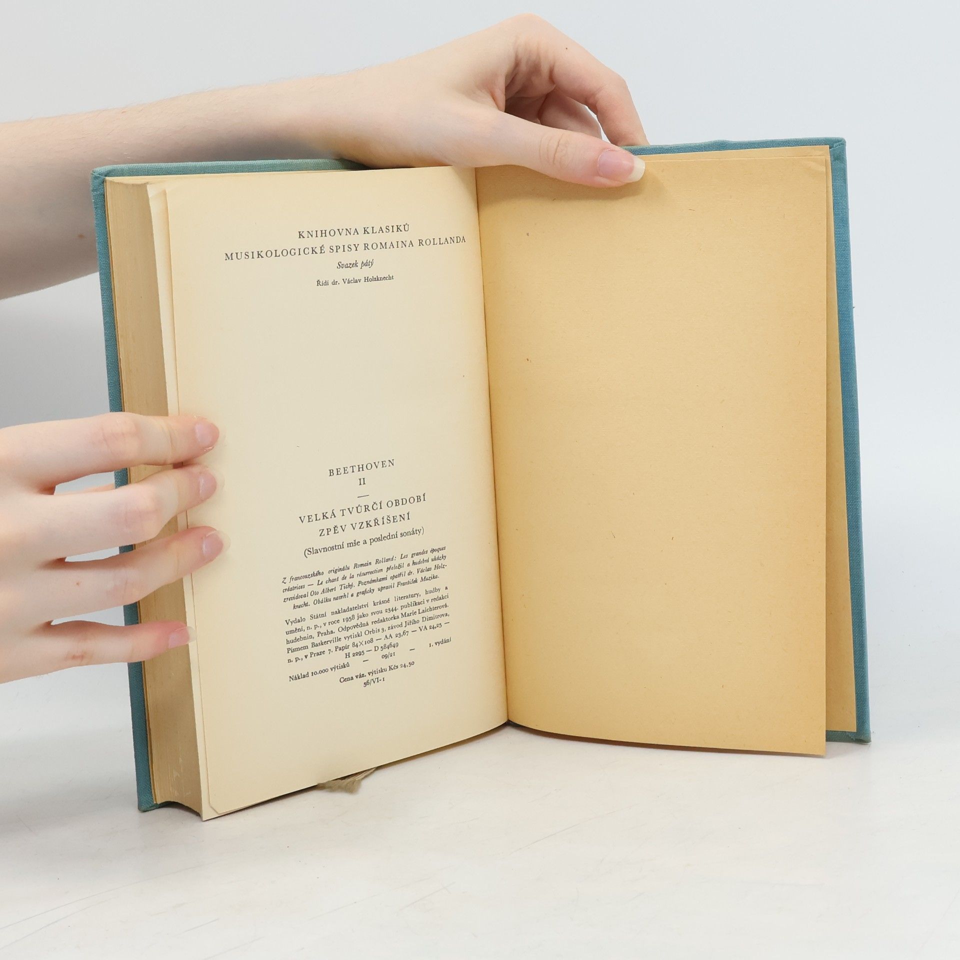 Romain Rolland Beethoven II. Velká tvůrčí období, zpěv a vzkříšení