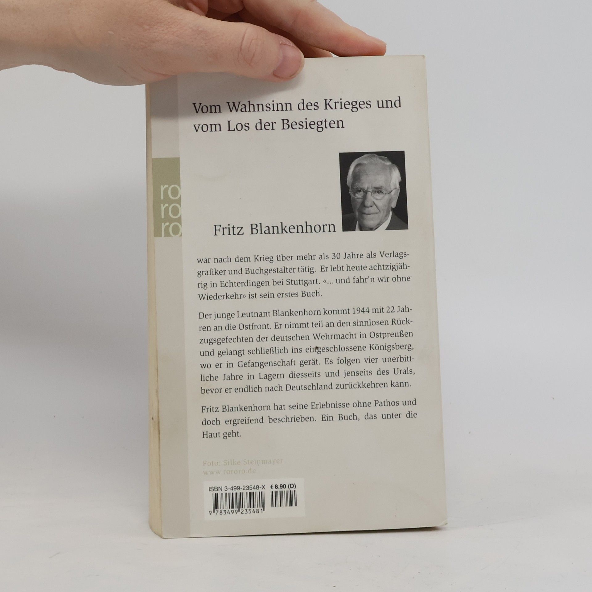 Fritz Blankenhorn ... und fahr'n wir ohne Wiederkehr