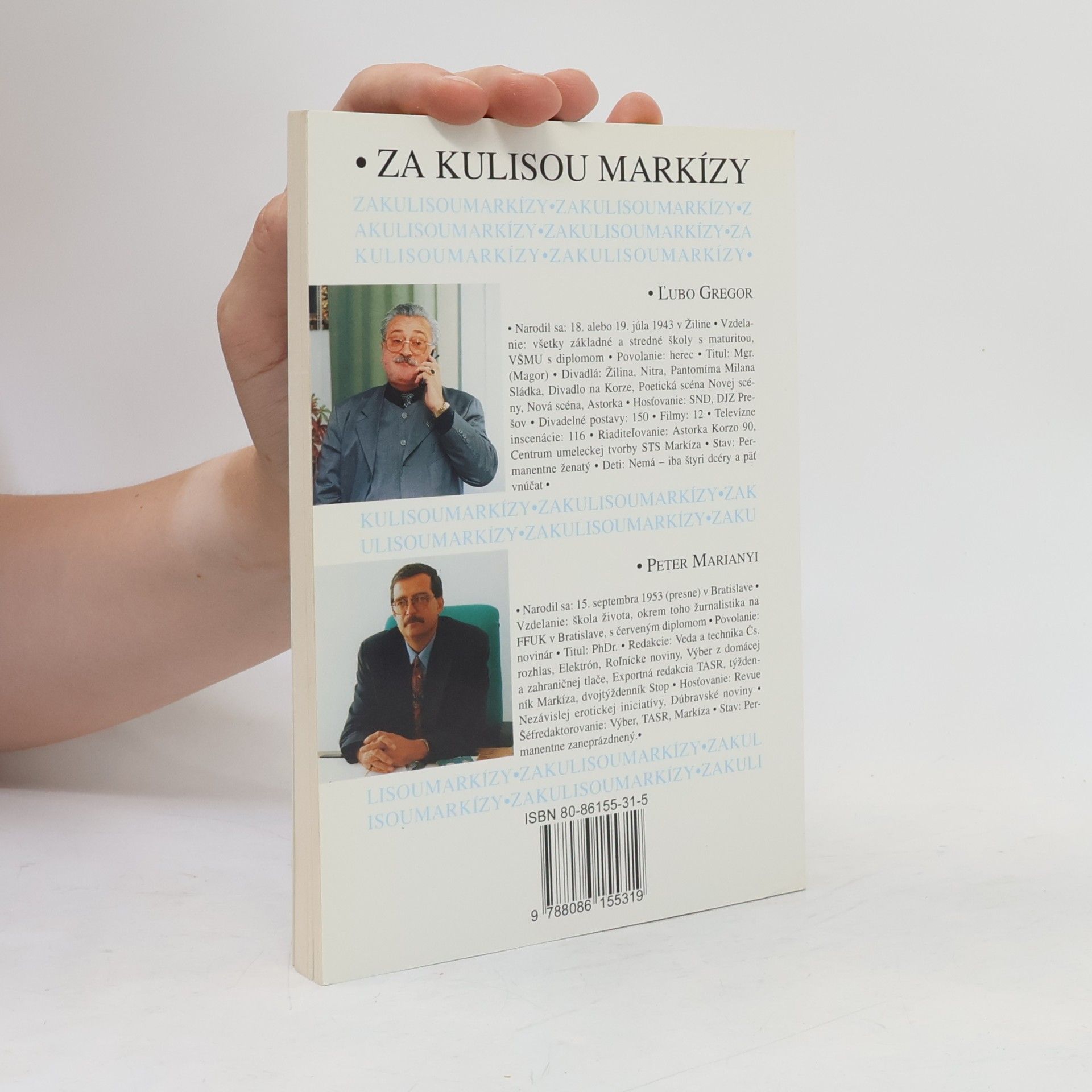 Ľubo Gregor Za kulisou Markízy