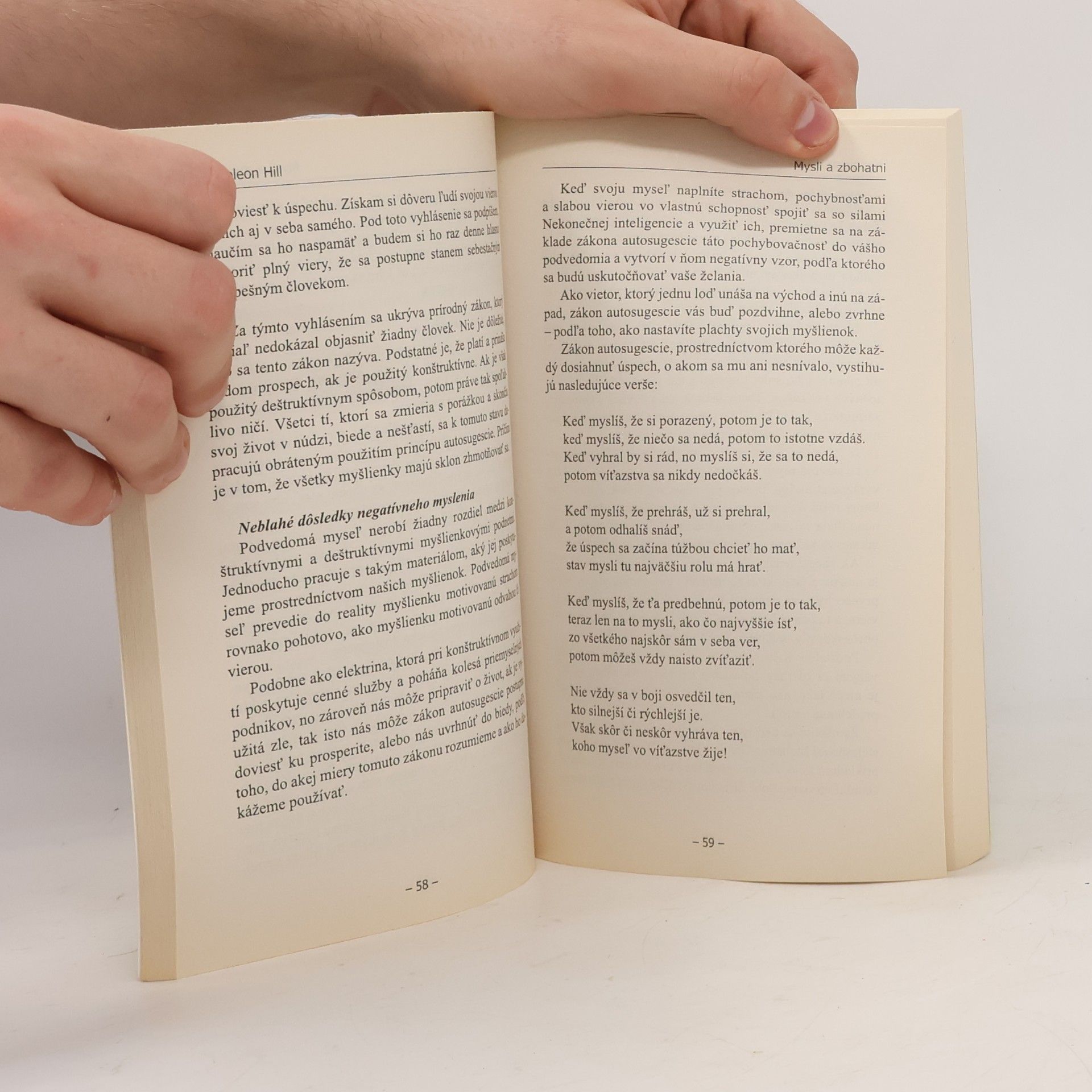 Napoleon Hill Mysli a zbohatni