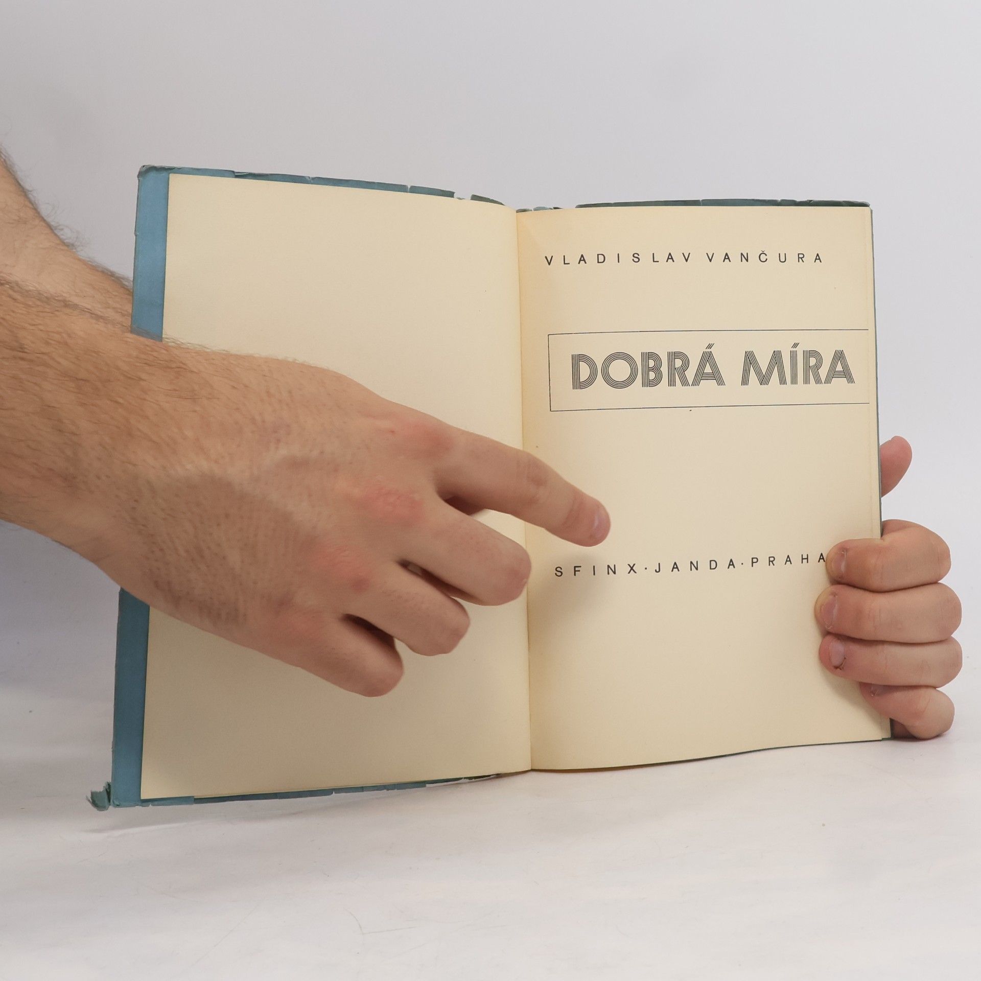 Vladislav Vančura Dobrá míra