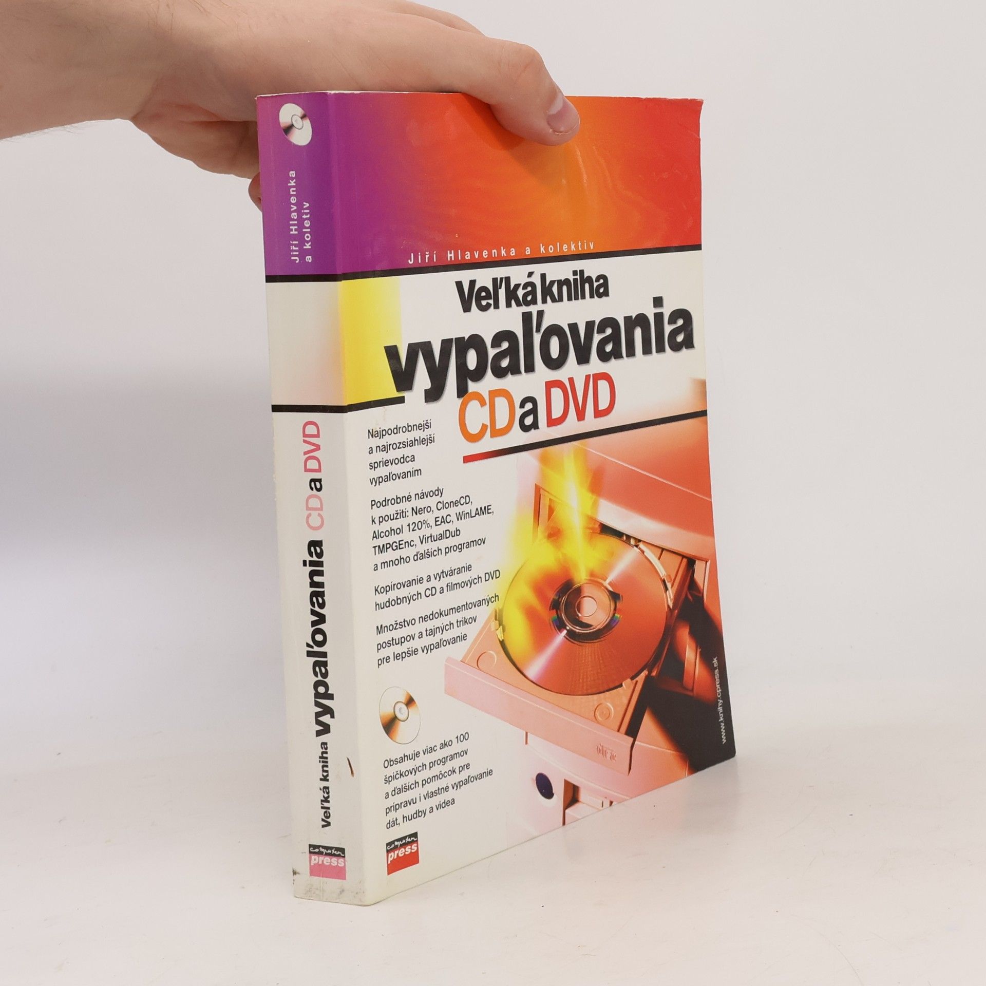 Jiří Hlavenka Veľká kniha vypaľovania CD a DVD