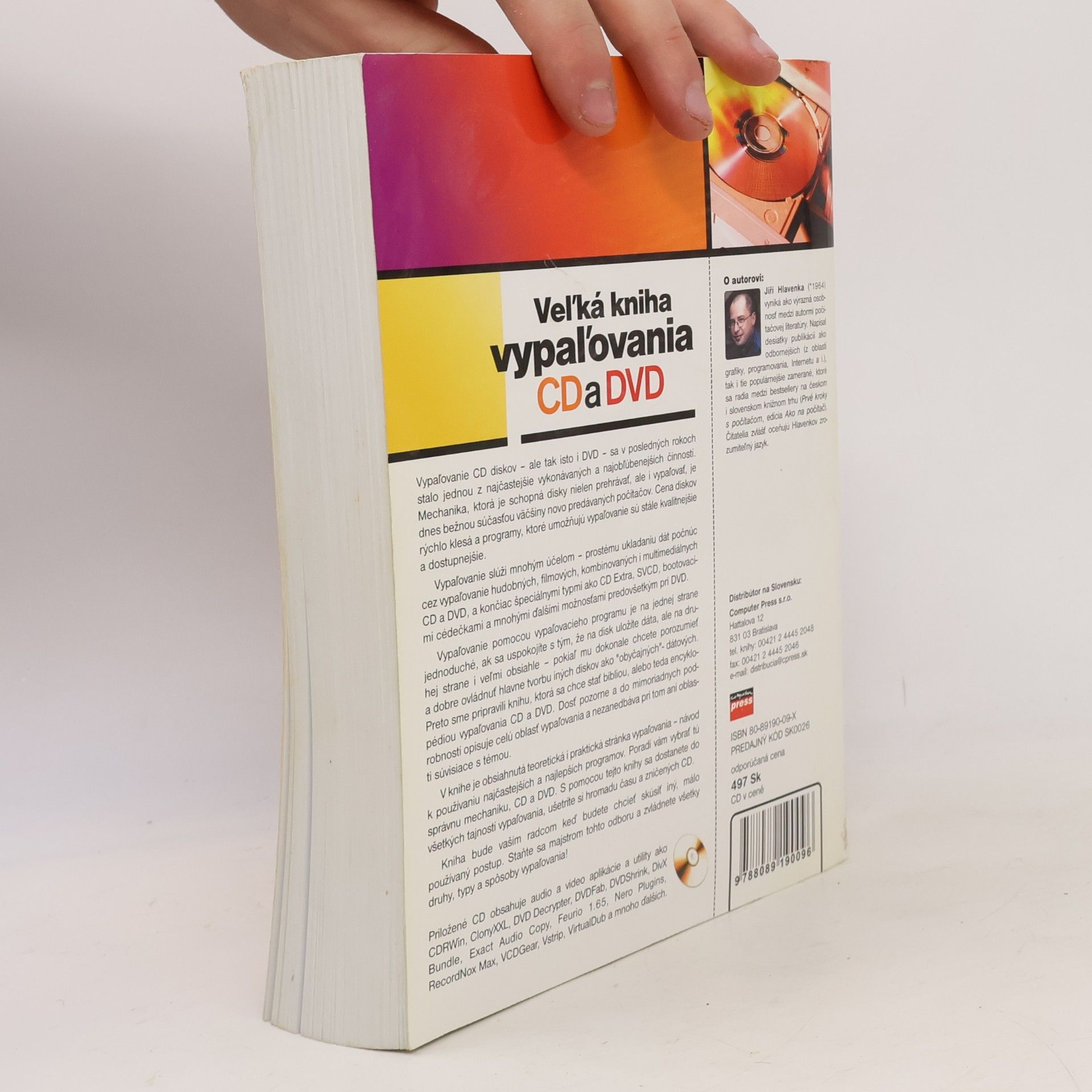 Jiří Hlavenka Veľká kniha vypaľovania CD a DVD