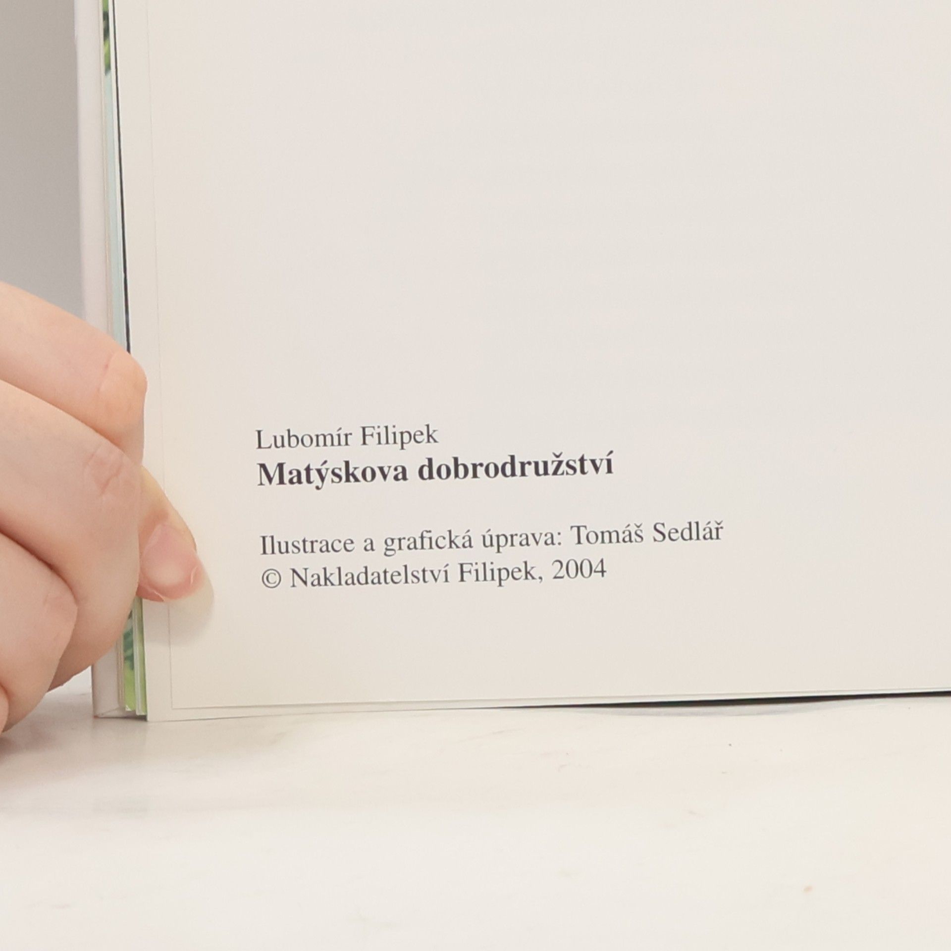 Lubomír Filipek Matýskova dobrodružství