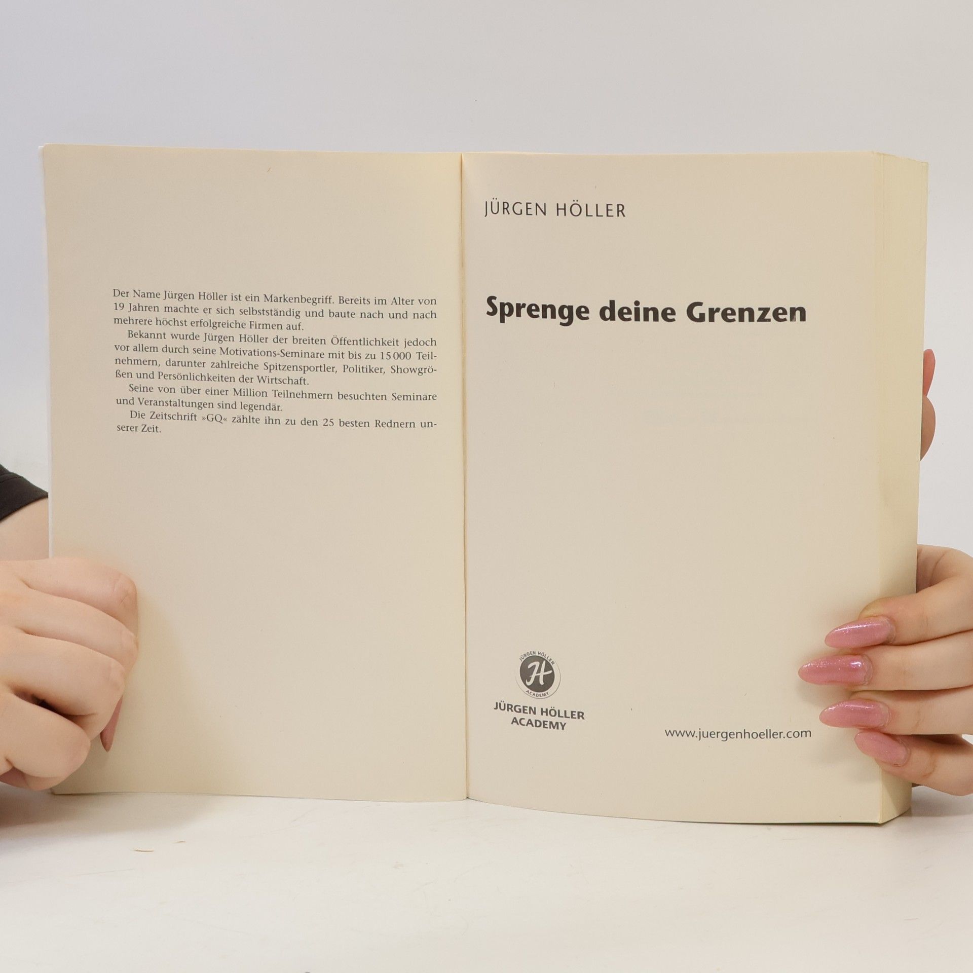 Jürgen Höller Sprenge deine Grenzen