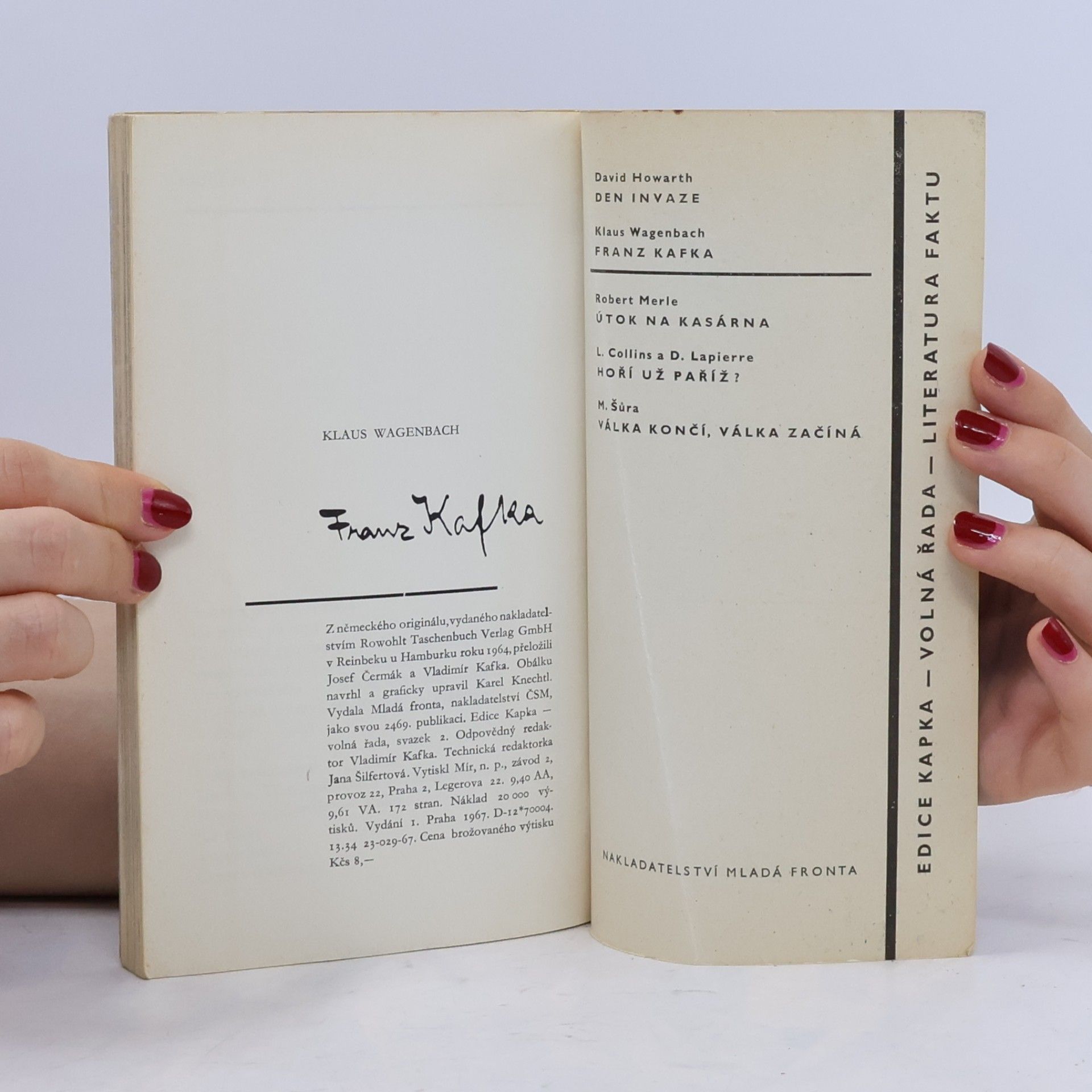 Klaus Wagenbach Franz Kafka