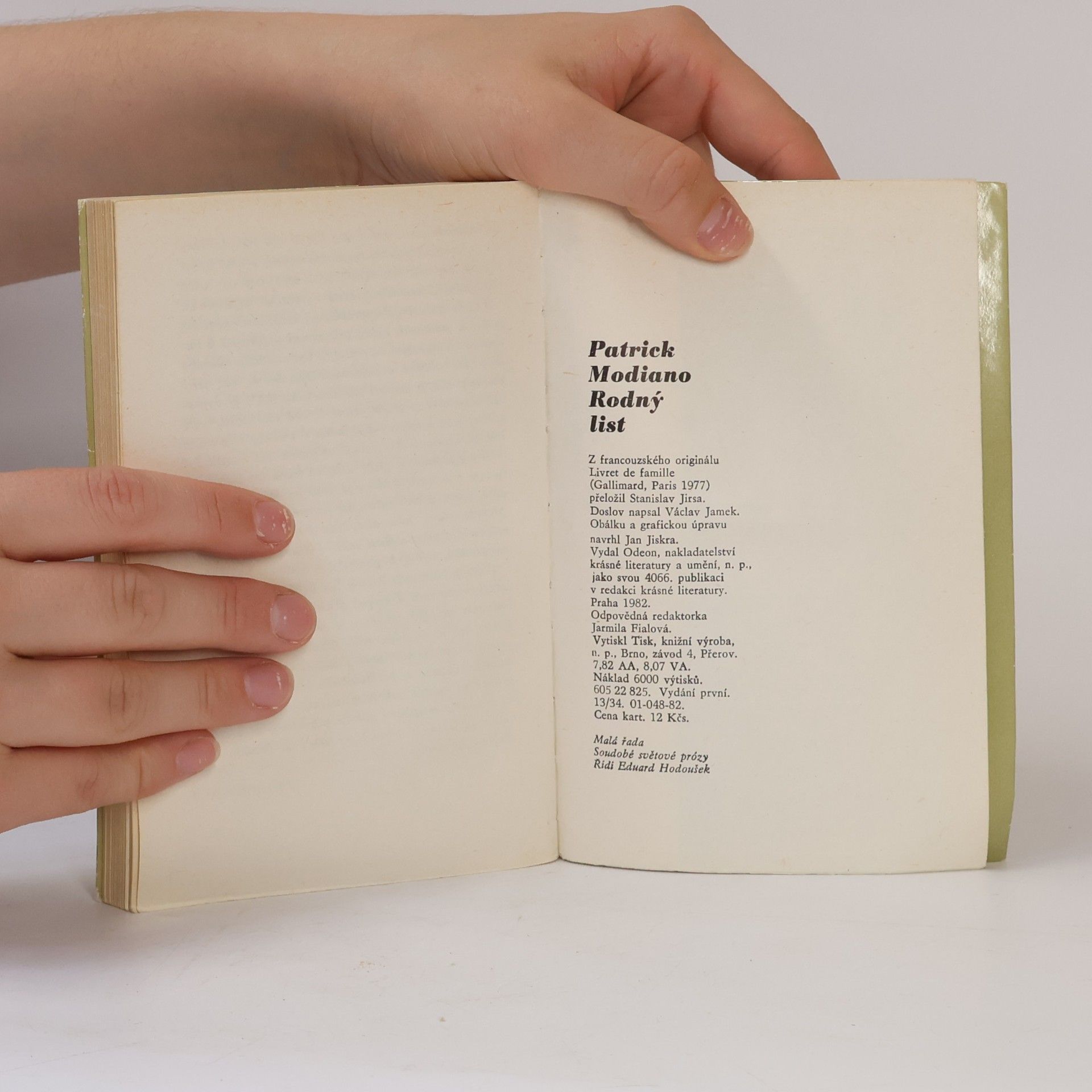 Patrick Modiano Rodný list