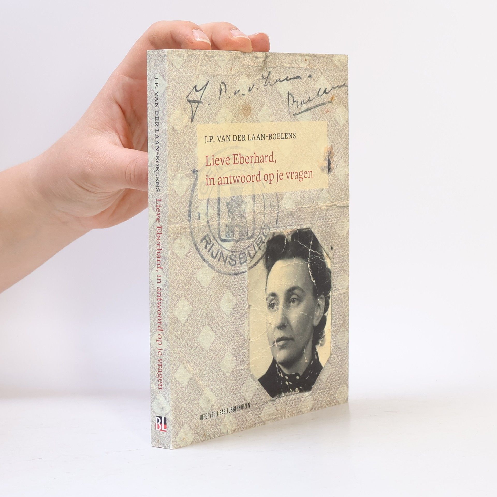 J.P. van der Laan-Boelens Lieve Eberhard, in antwoord op je vragen