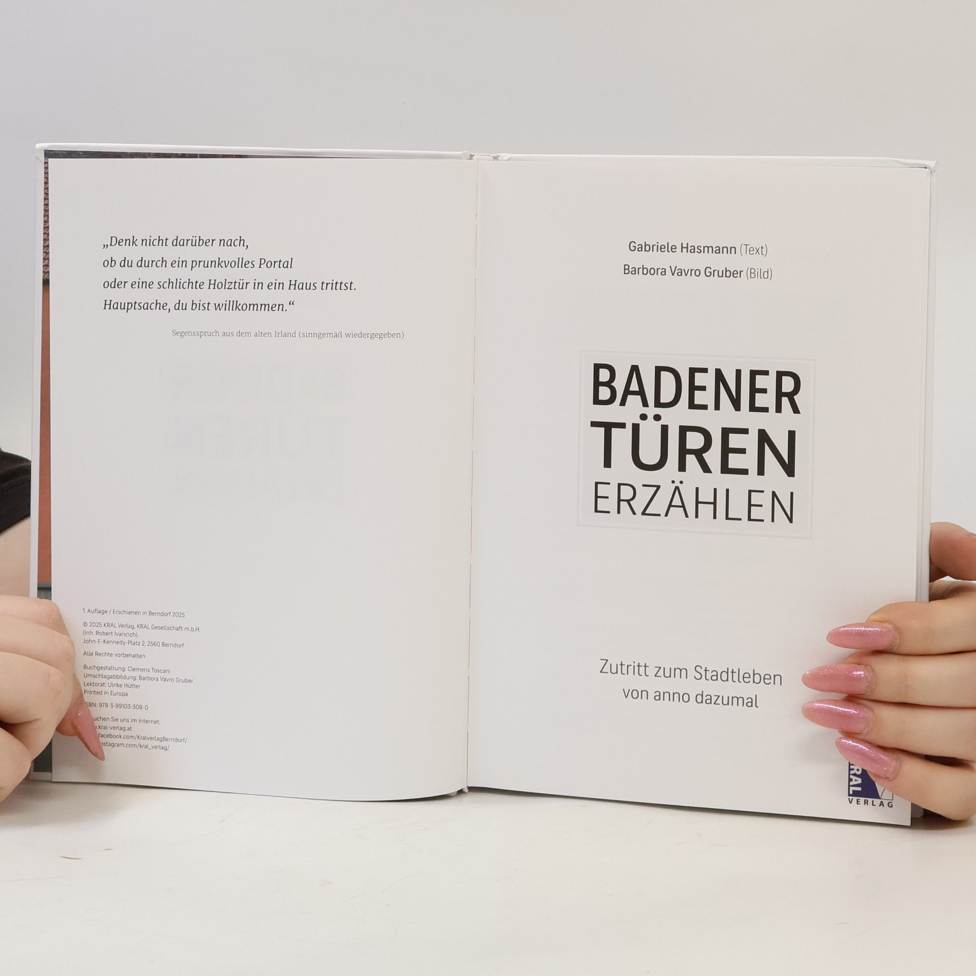 Gabriele Hasmann Badener Türen erzählen