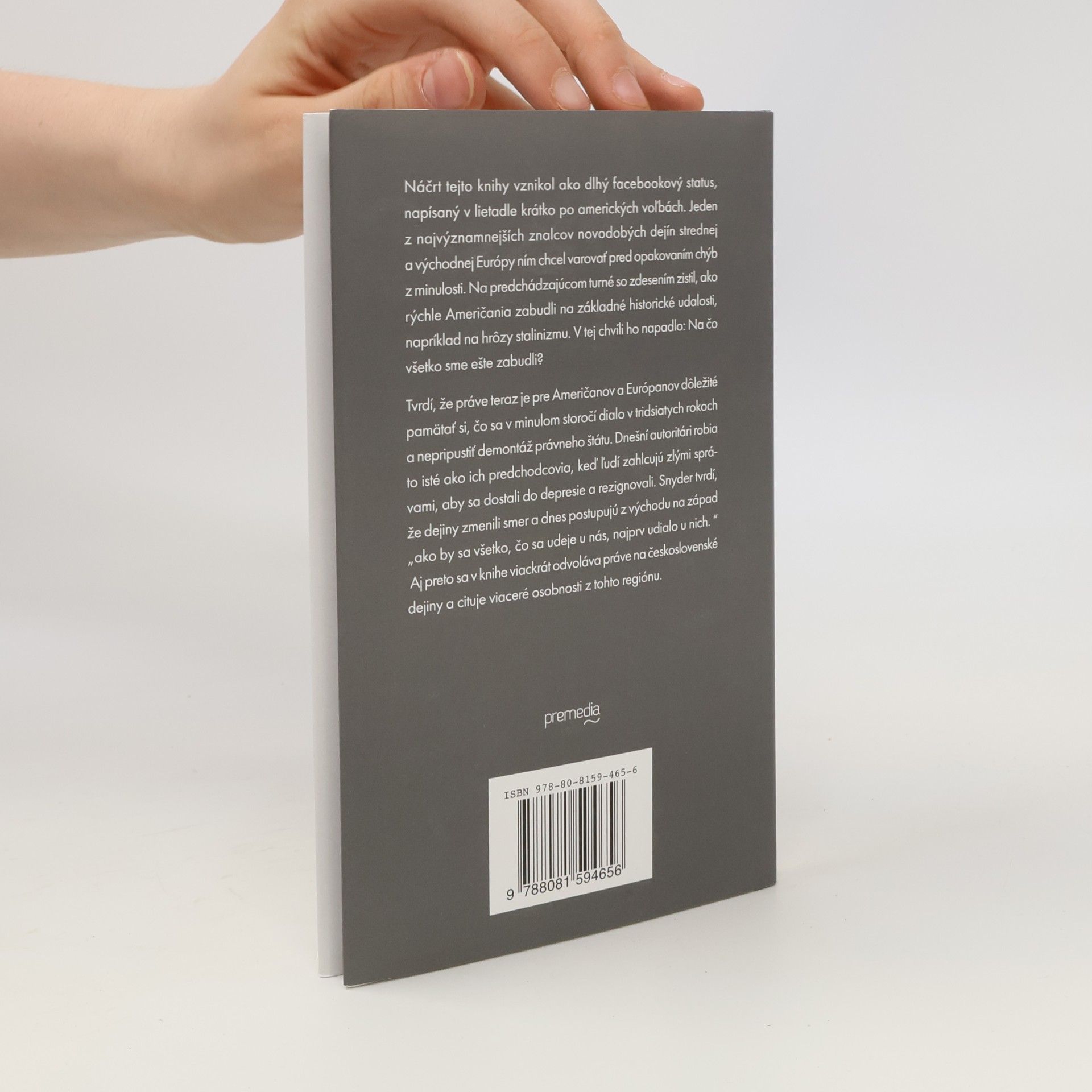 Timothy Snyder O Tyranii - Dvadsať ponaučení z 20. storočia