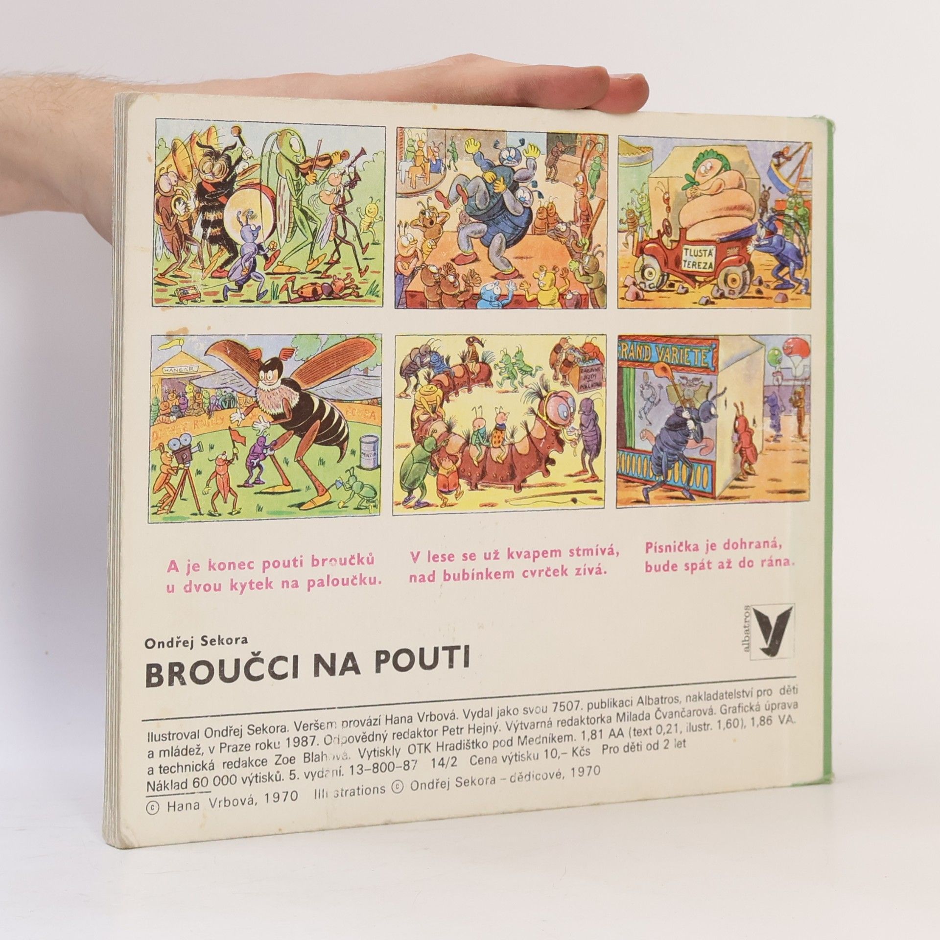 Ondřej Sekora Broučci na pouti
