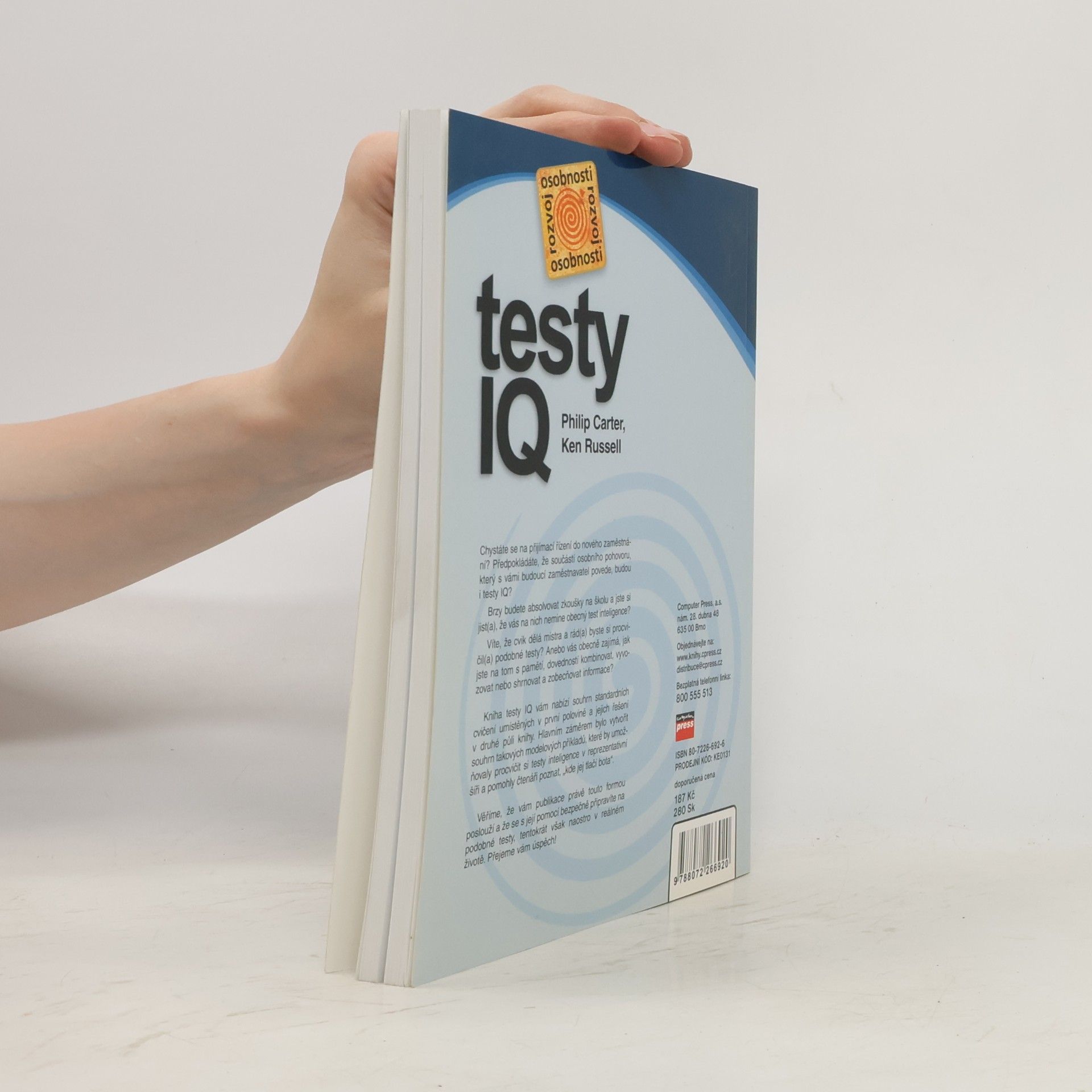 Philip Carter Testy IQ: Cvičení a testy s řešením