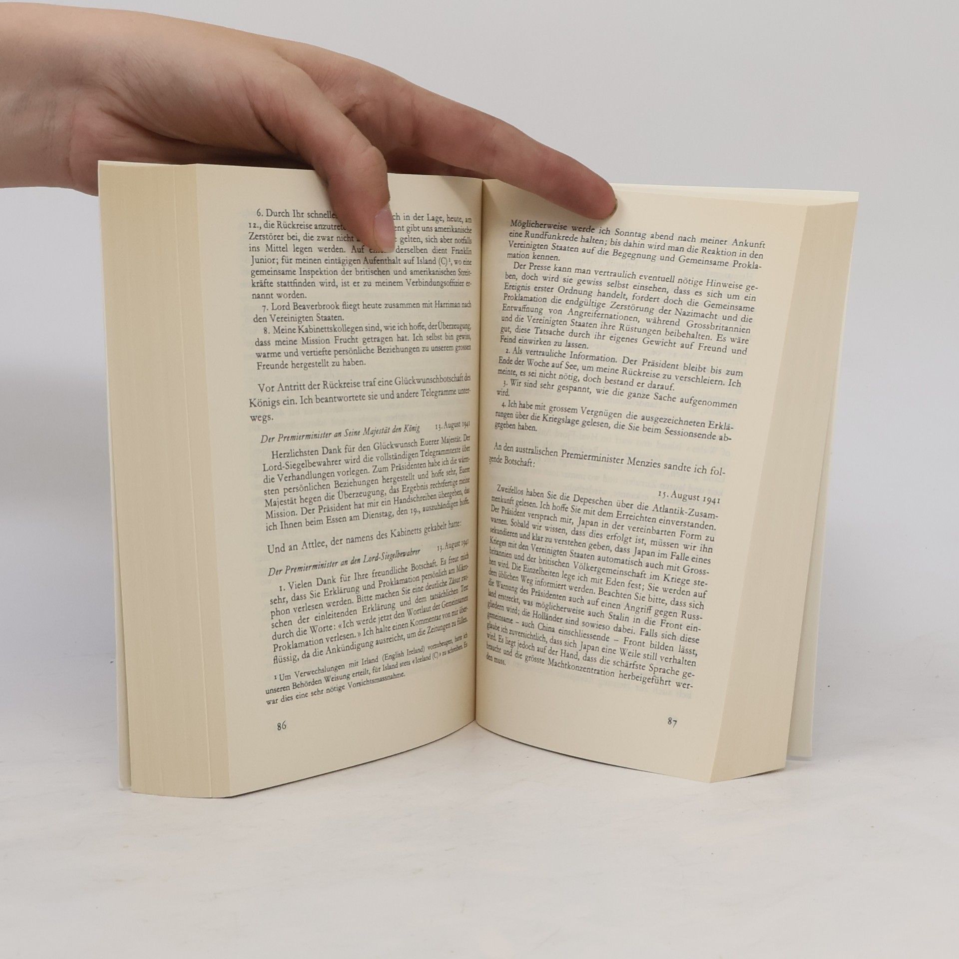 Winston S. Churchill Der zweite Weltkrieg Memoiren. Bänden 1-6