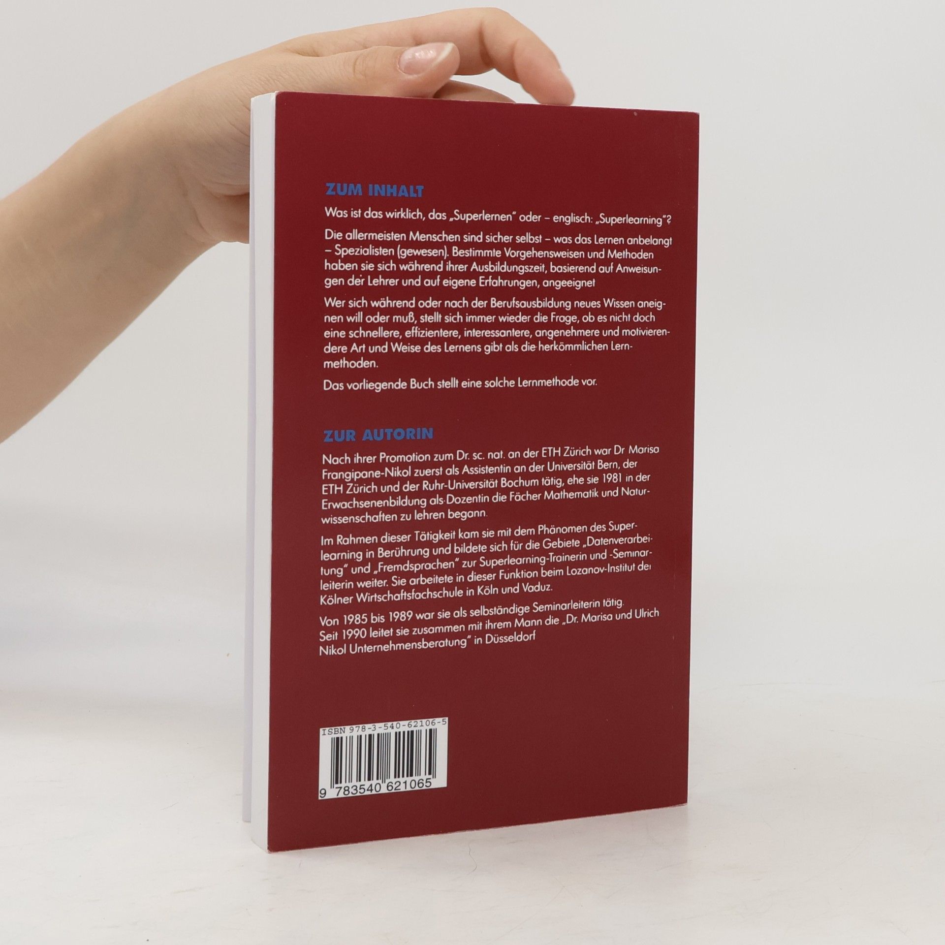 Marisa Nikol VDI-Buch: Superlearning für Ingenieure und andere Führungskräfte