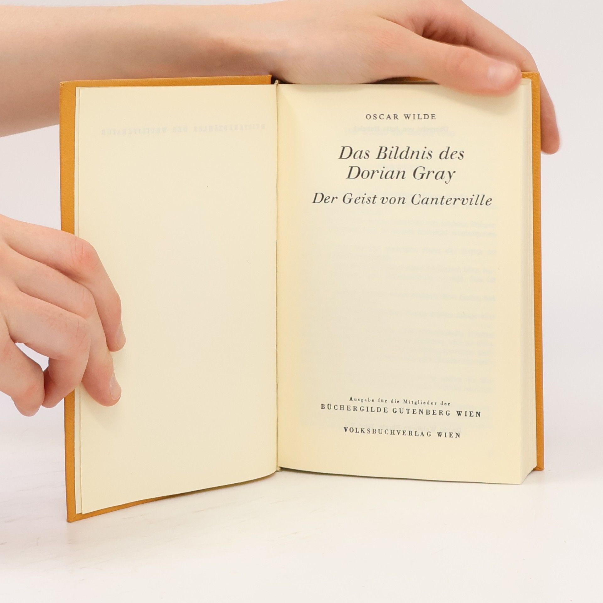 Oscar Wilde Das Bildnis des Dorian Gray