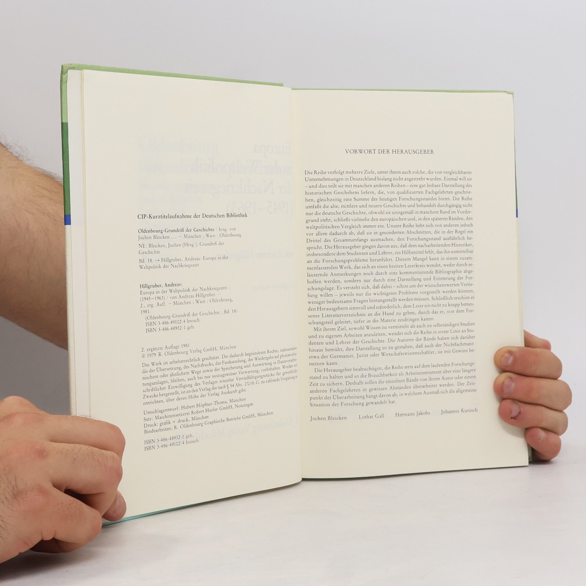Andreas Hillgruber Europa in der Weltpolitik der Nachkriegszeit (1945-1963)