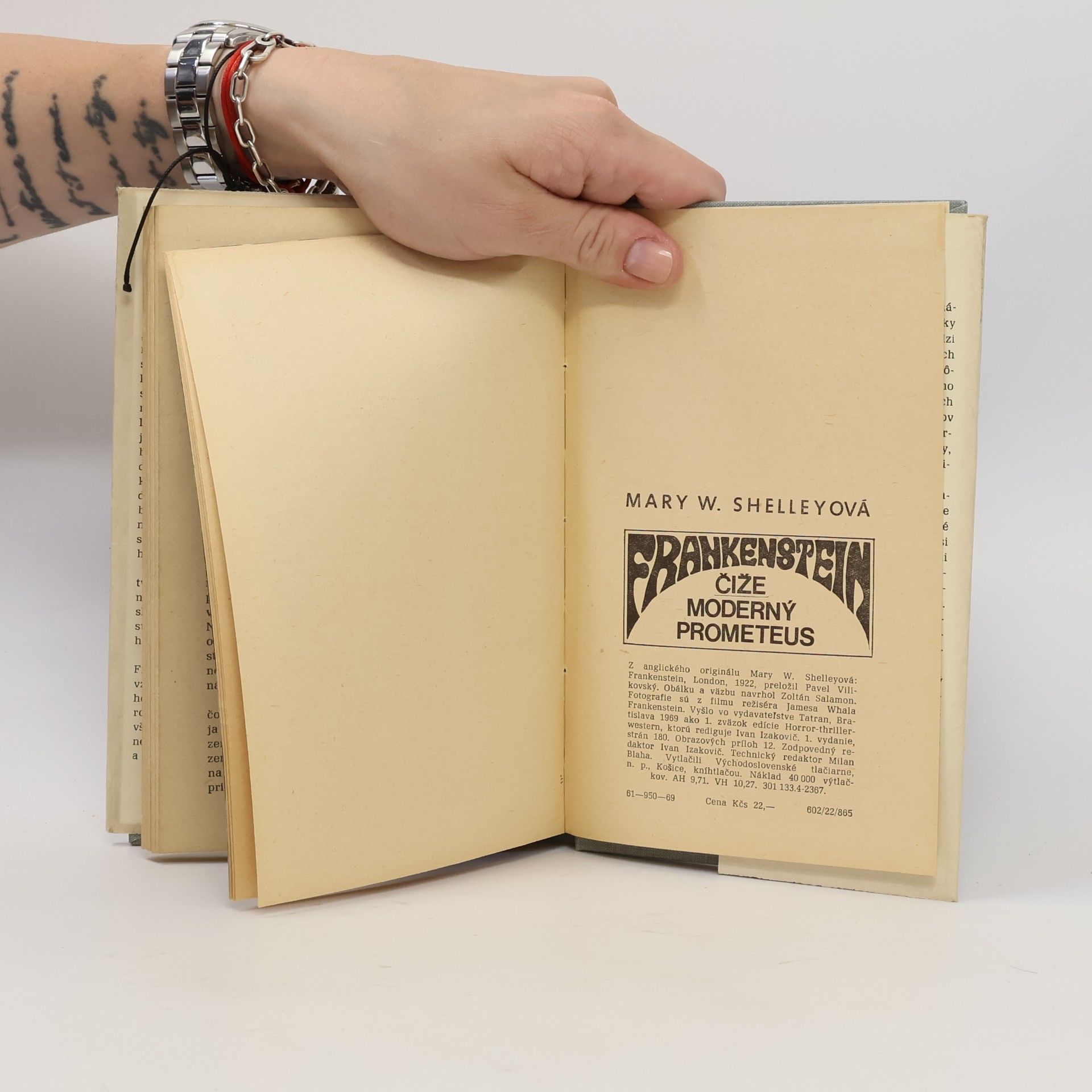 Mary Shelley Frankenstein čiže Moderný Prometeus