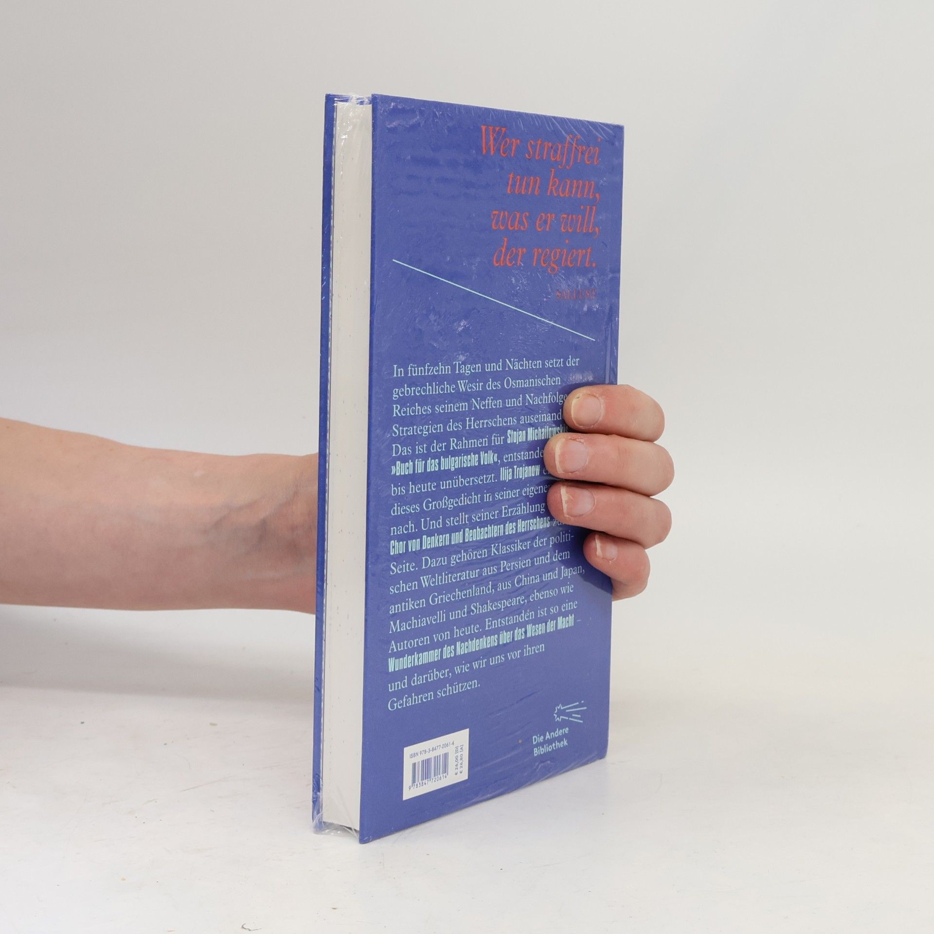 Ilija Trojanow Die Andere Bibliothek - 482: Das Buch der Macht