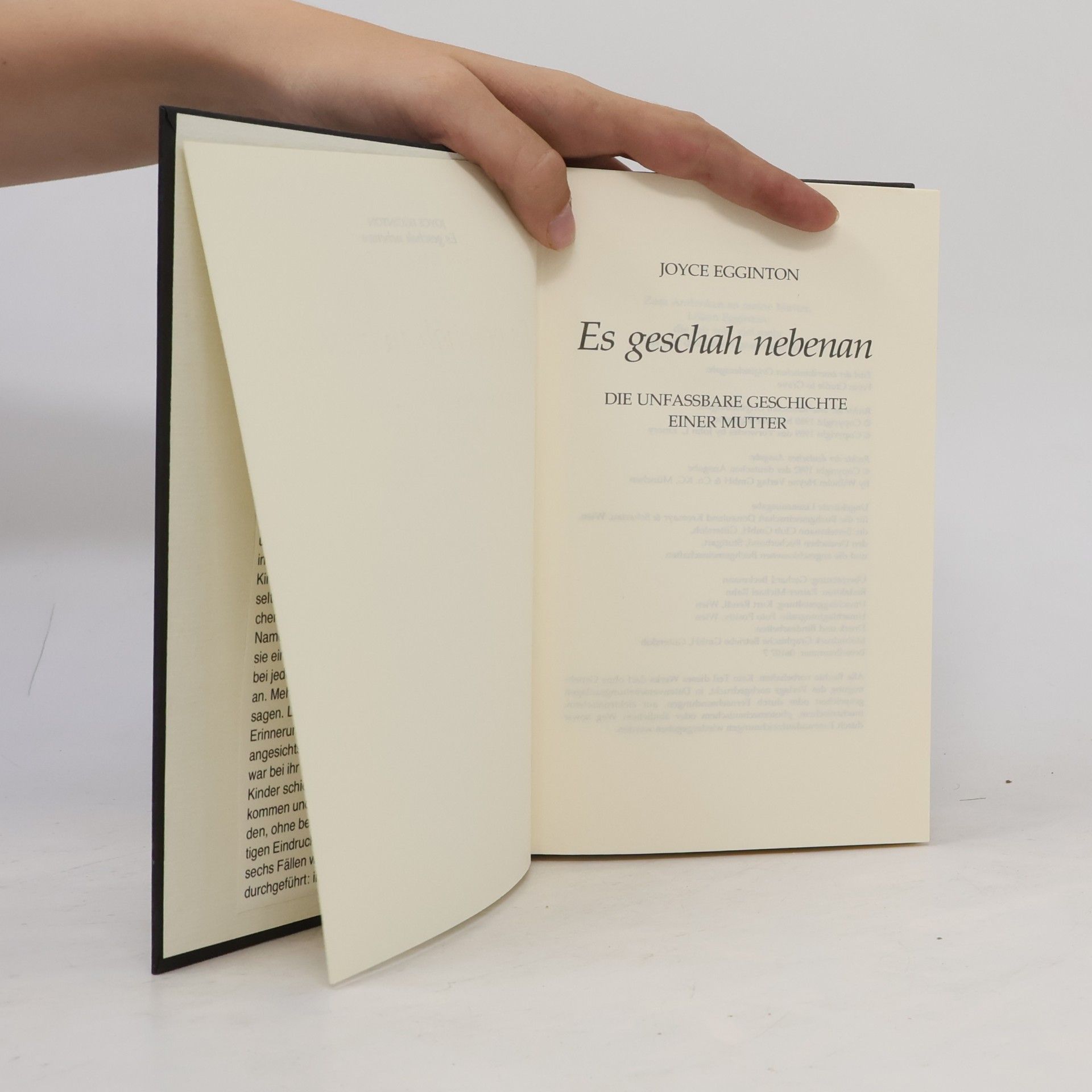 Joyce Egginton Es geschah nebenan