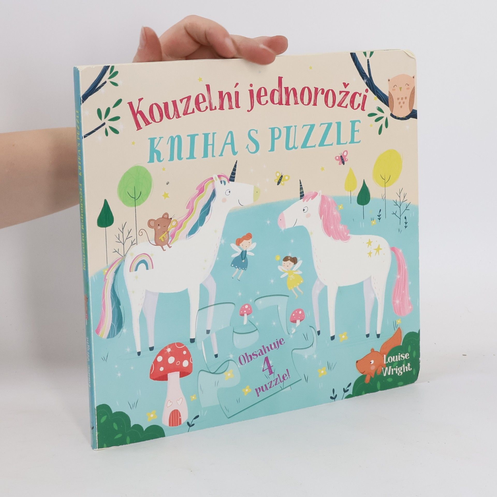 Louise Wright Kouzelní jednorožci - Kniha s puzzle