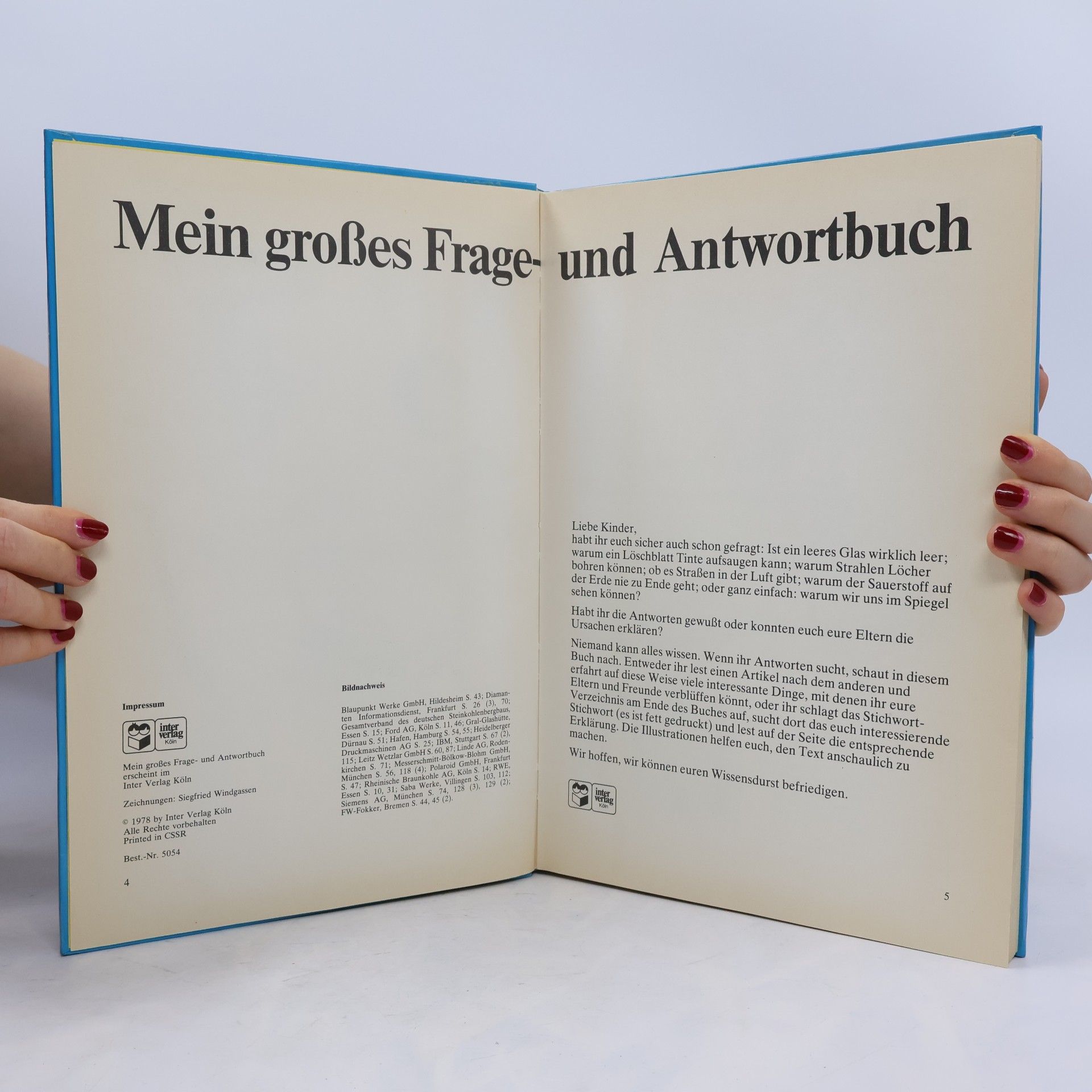 Various authors Mein großes Frage & Antwort Buch