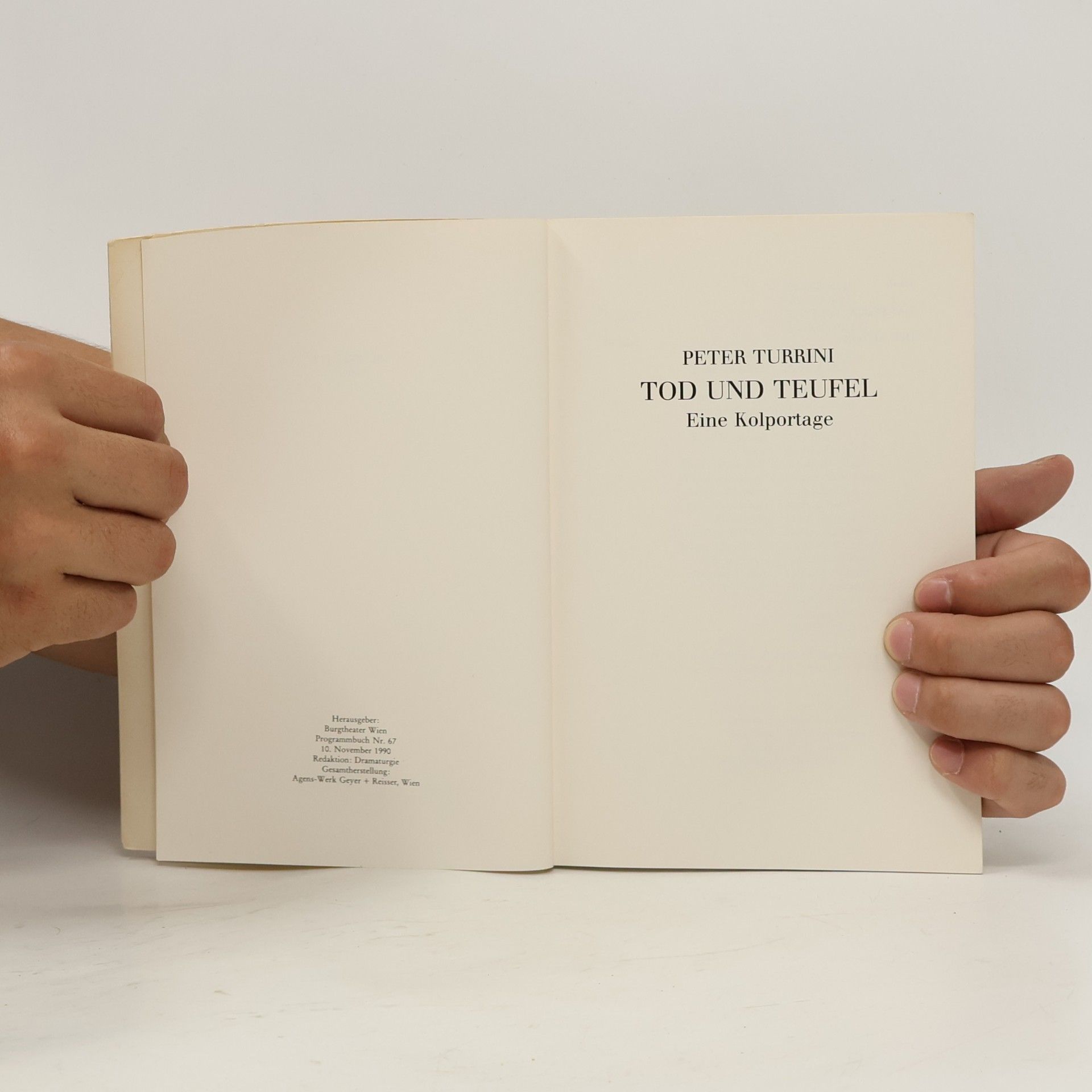 Peter Turrini Tod und Teufel, Nr. 67