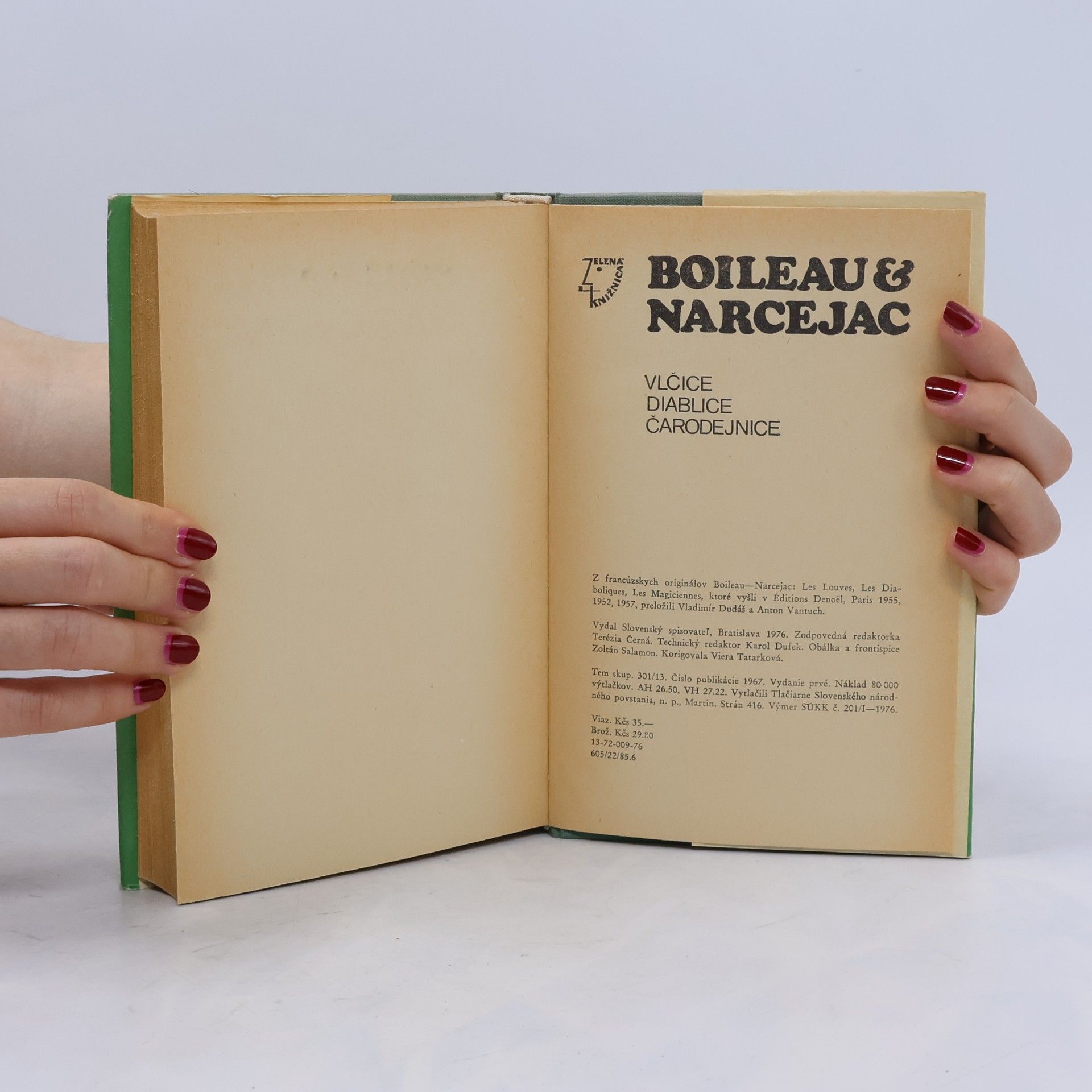 Pierre Boileau Vlčice. Diablice. Čarodejnice