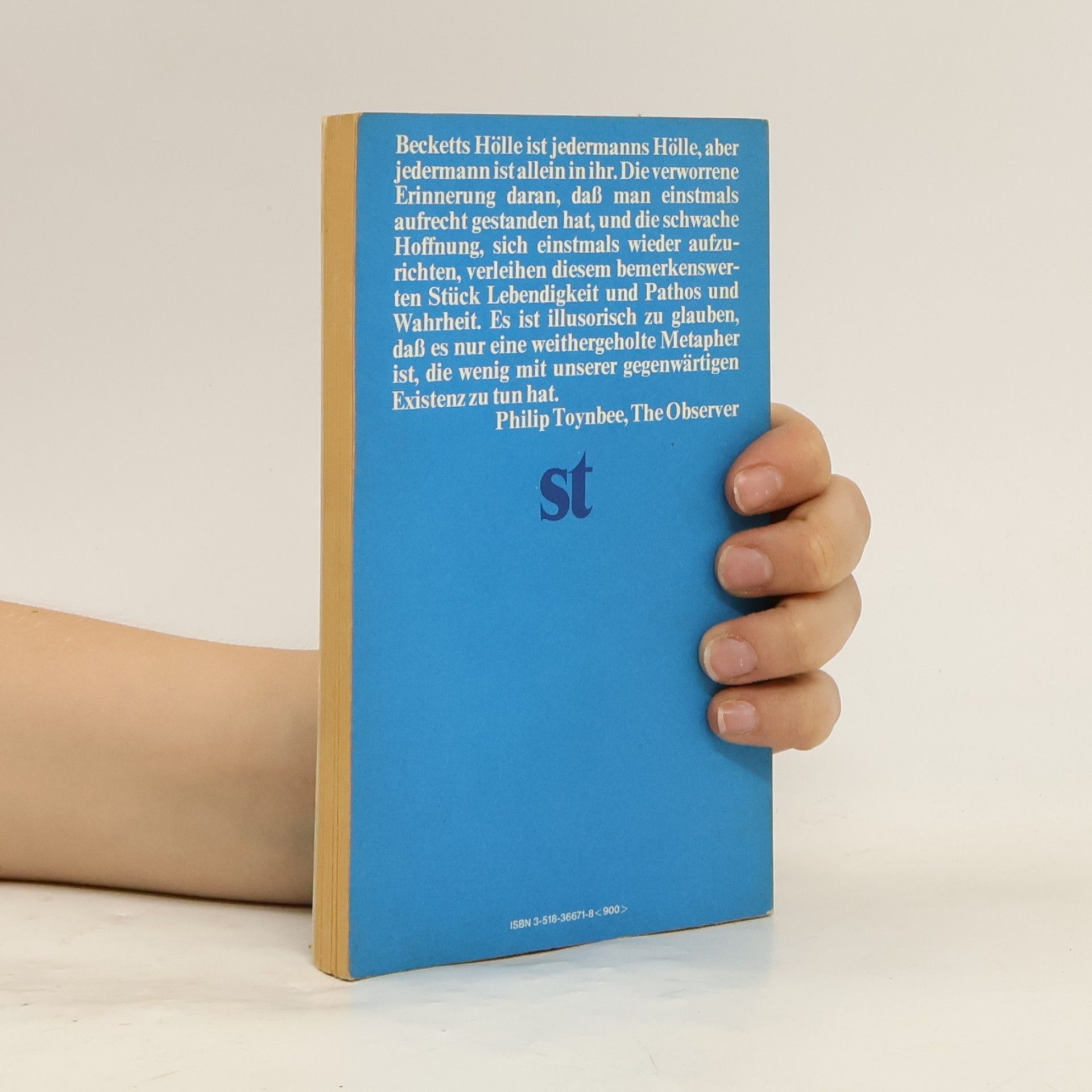 Samuel Beckett Endspiel. Fin de partie Endgame