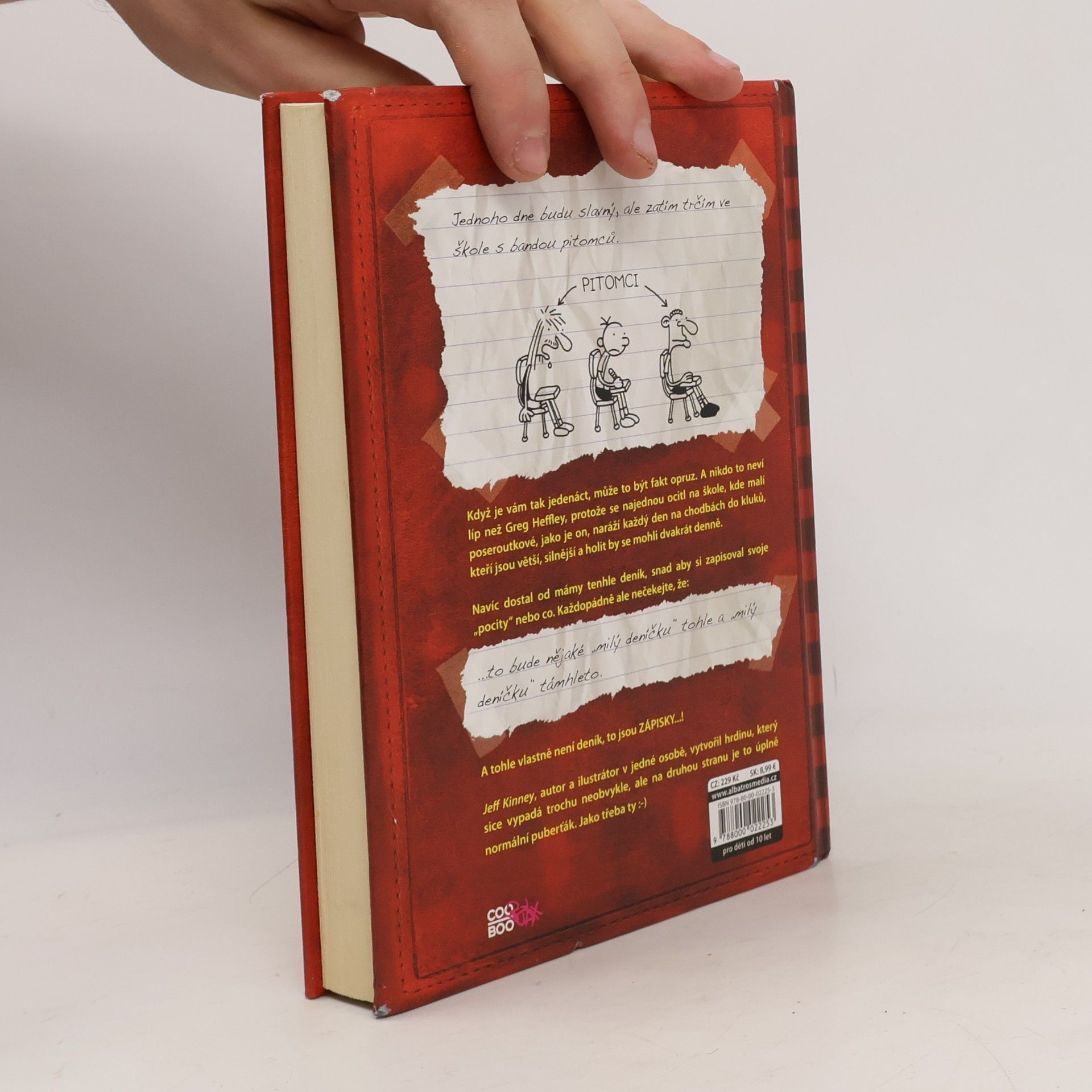 Jeff Kinney Deník malého poseroutky 1