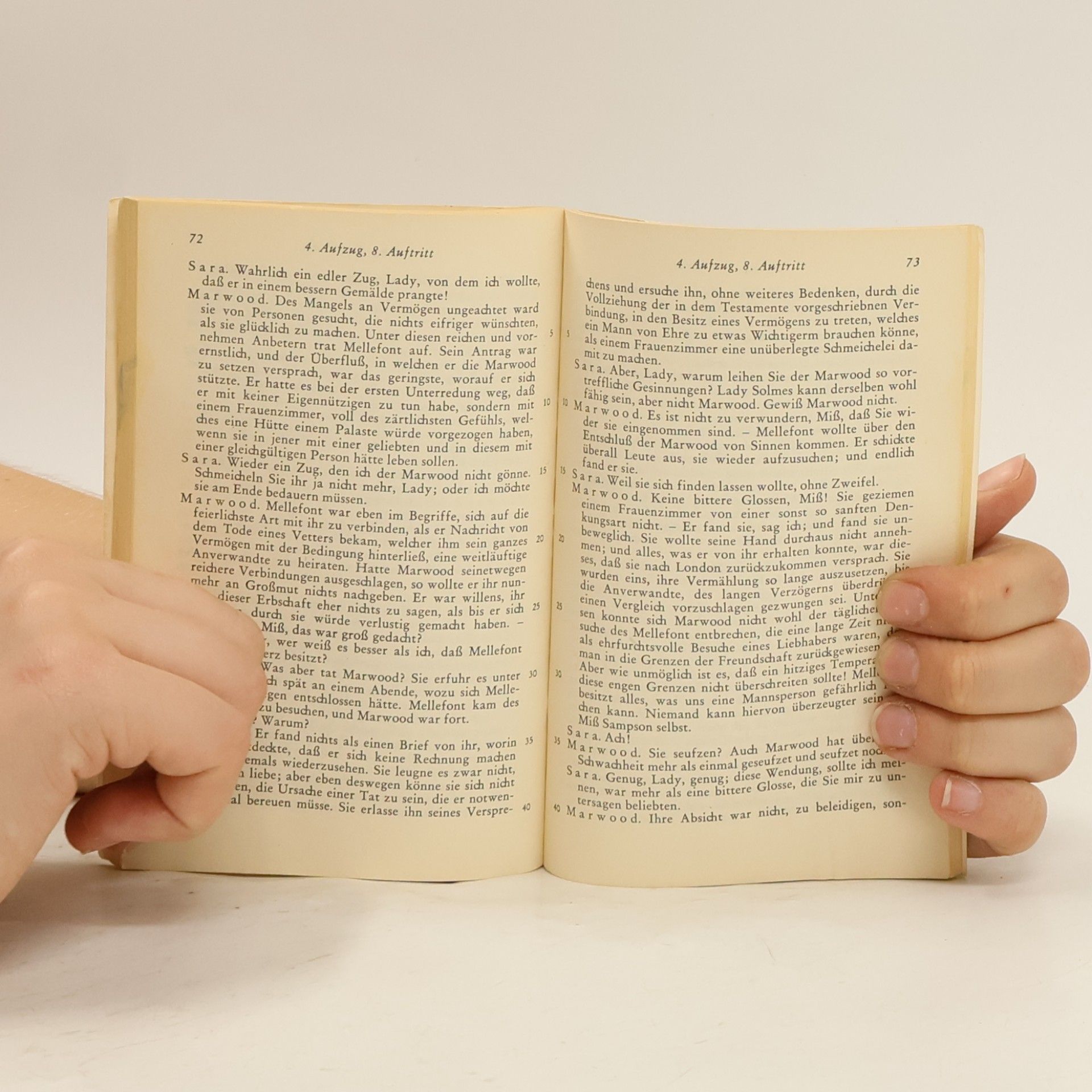 Gotthold Ephraim Lessing Miss Sara Sampson : ein Trauerspiel in fünf Aufzügen