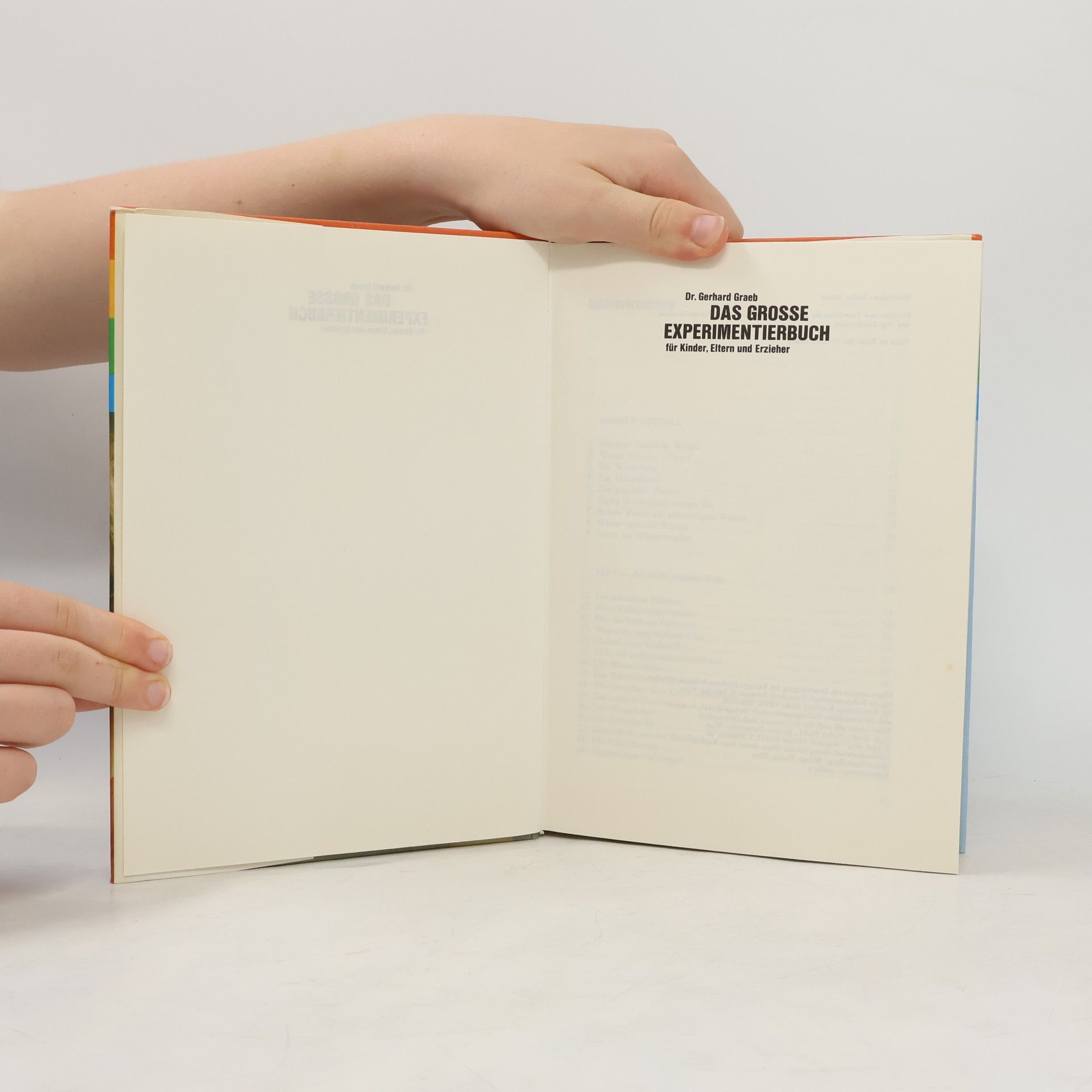 Gerhard Graeb Das grosse Experimentierbuch