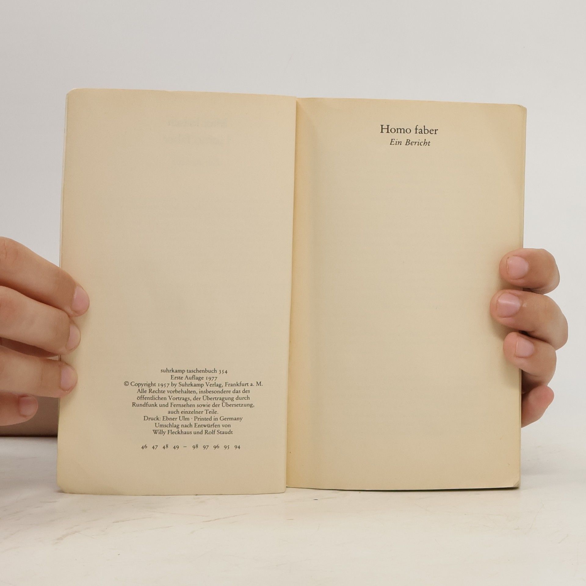 Max Frisch Homo faber