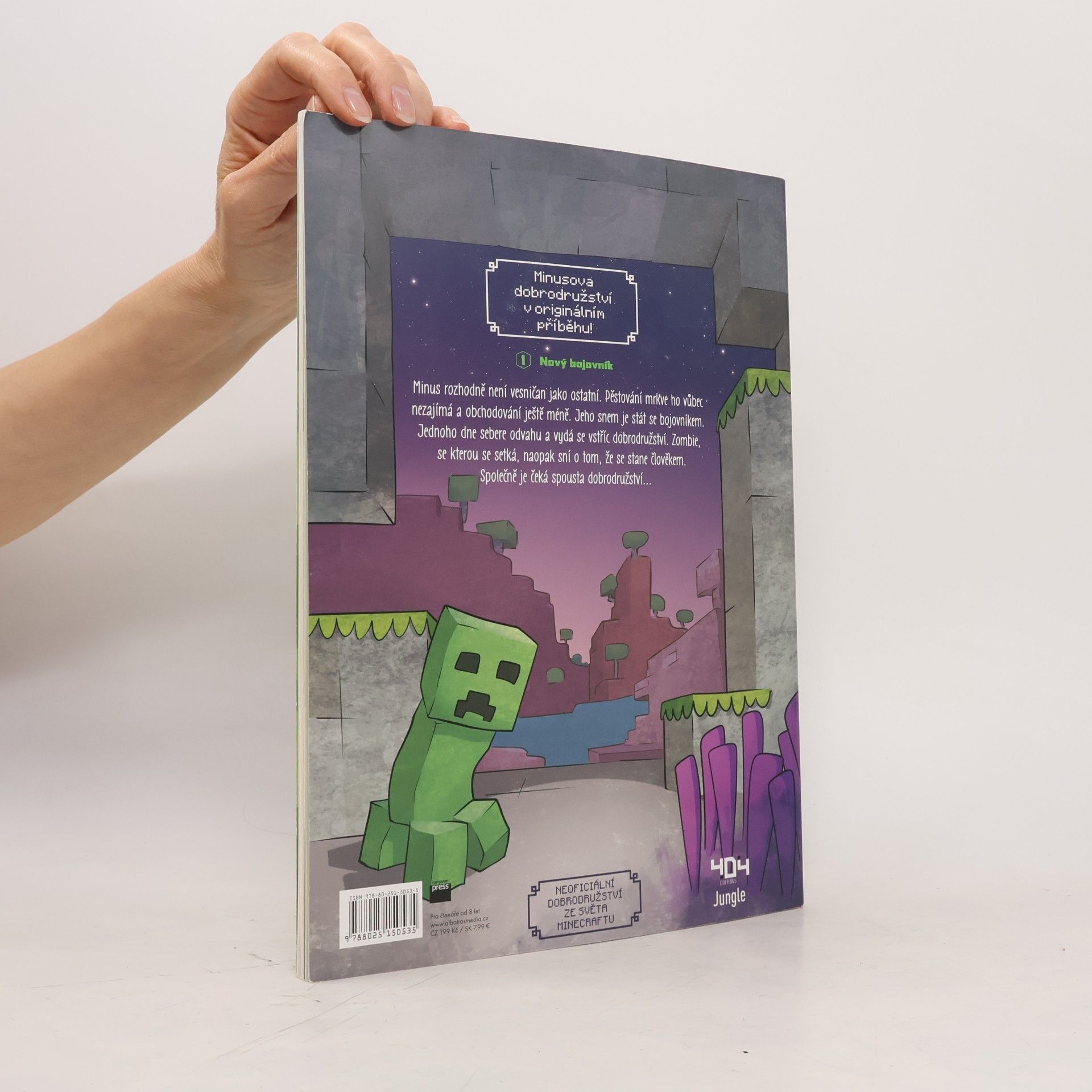 Piratesourcil Deník malého Minecrafťáka : komiks. 1, Nový bojovník