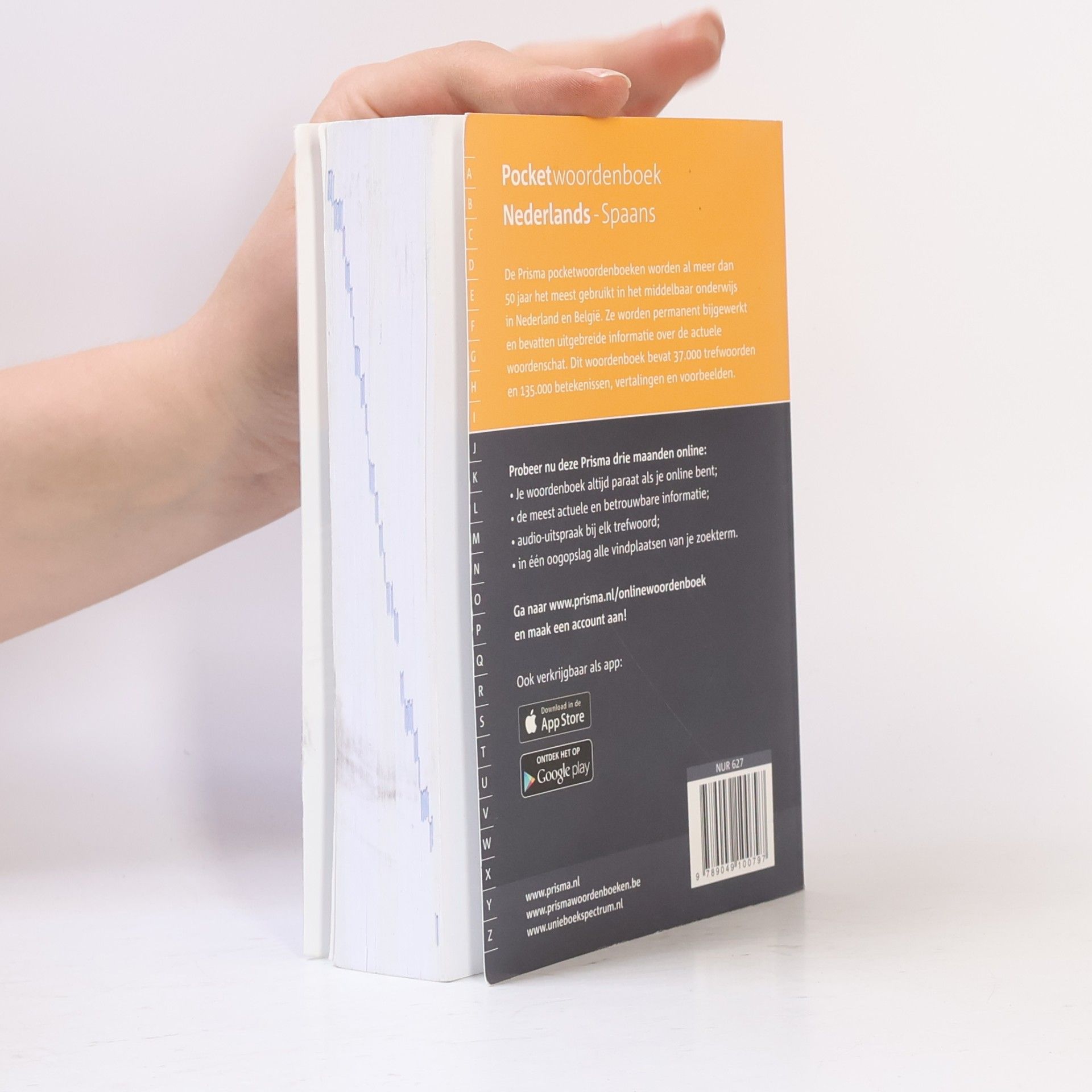 Simon A. Vosters Prisma pocketwoordenboek Nederlands-Spaans