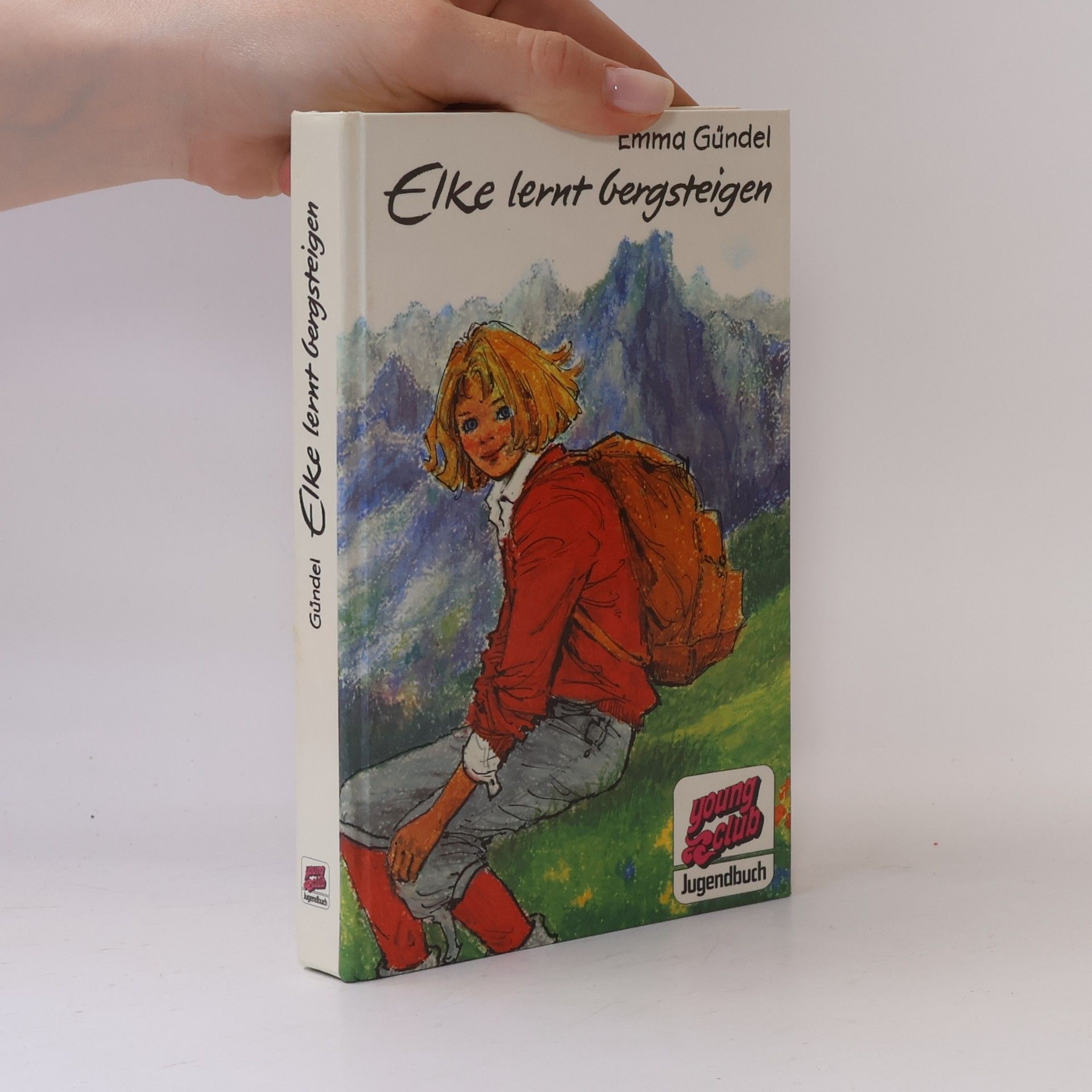 Elke lernt Bergsteigen