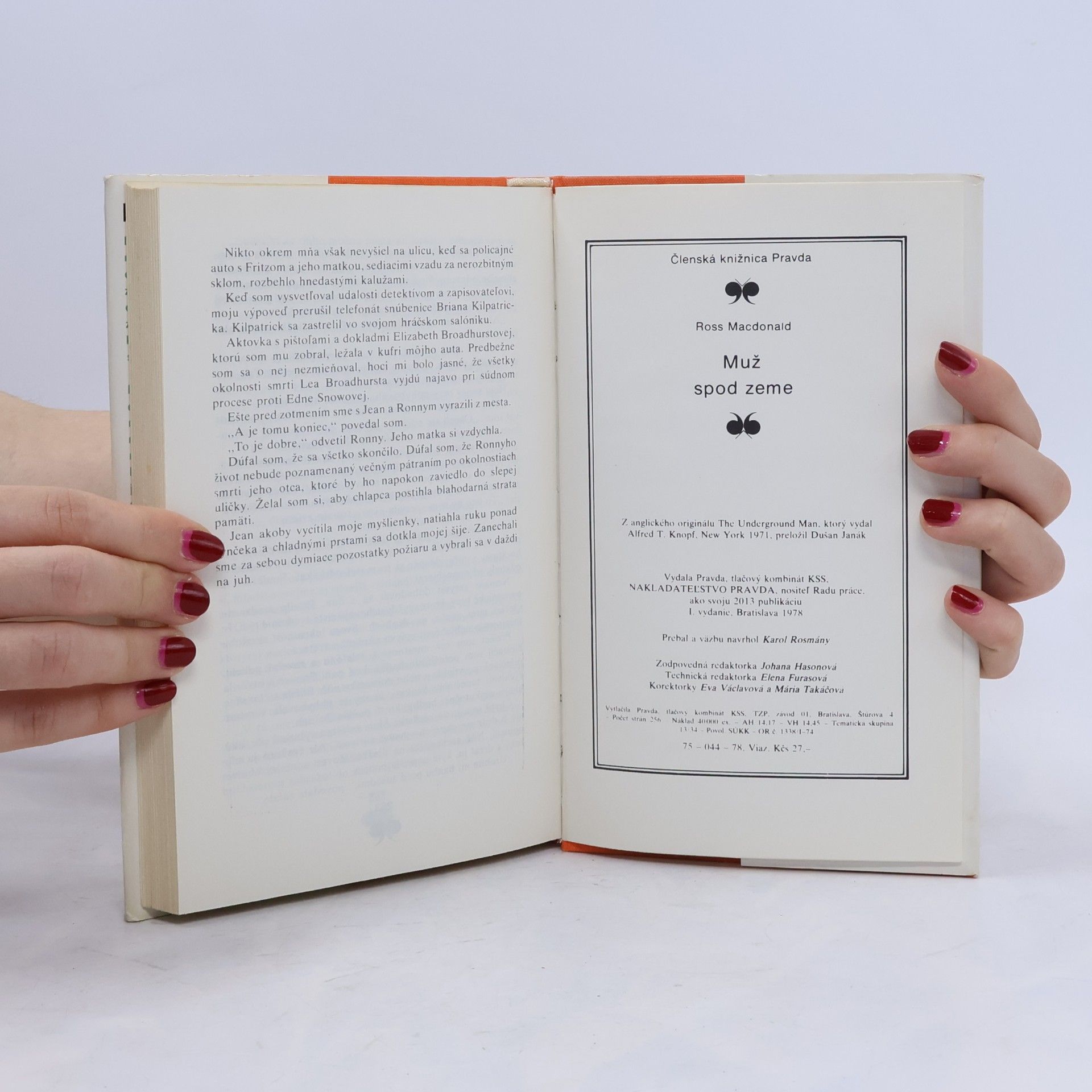 Ross Macdonald Muž spod zeme