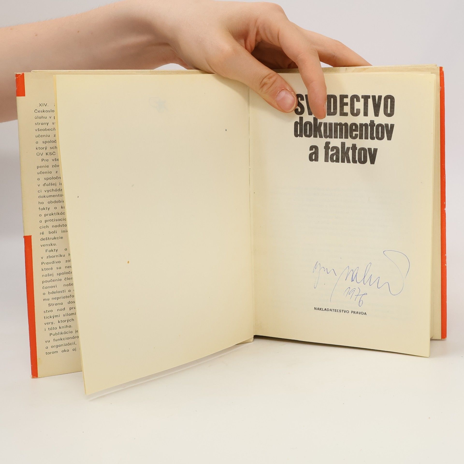 Various authors Svedectvo dokumentov a faktov